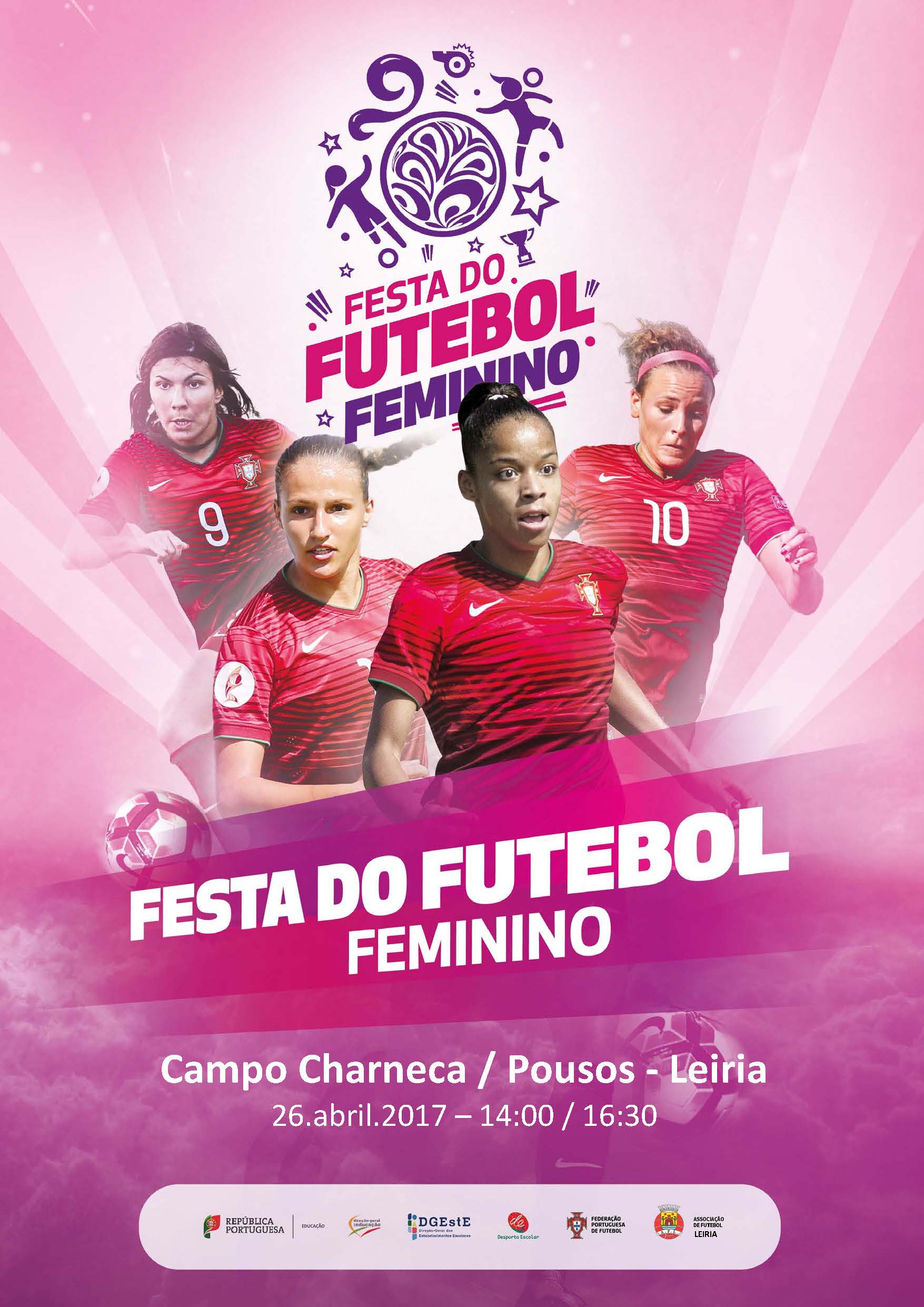 Festa do Futebol Feminino a 26.04.2017