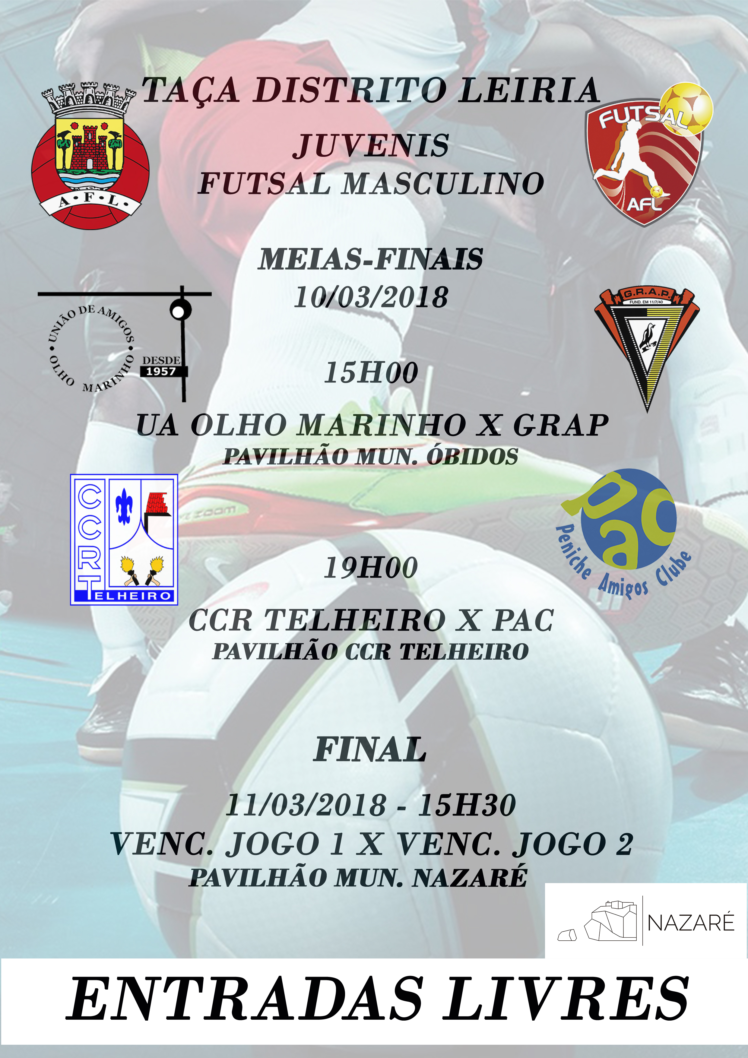 Taça Distrito de Leiria de Juvenis - Futsal