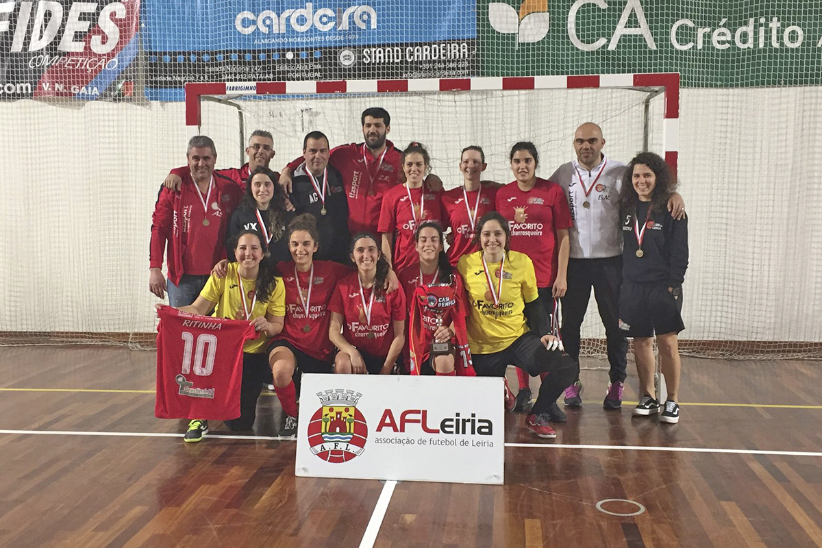 Casa do Benfica Leiria venceu Campeonato Distrital - Grupo B de Seniores Femininos de Futsal