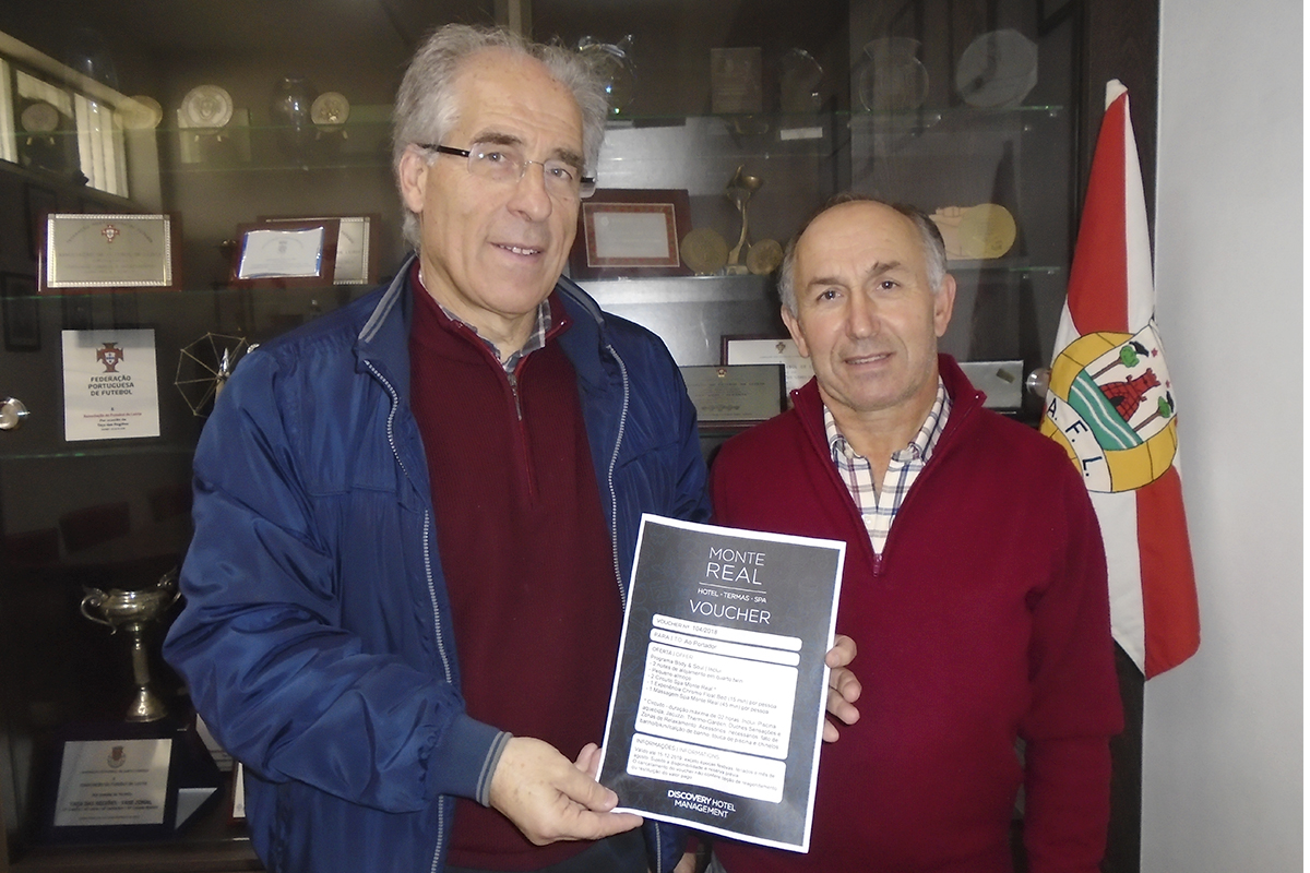A.F. Leiria entrega Voucher das Termas de Monte Real