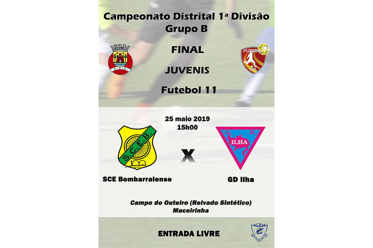 Final - Campeonato Distrital 1ª Divisão - Grupo B - Juvenis - Futebol Onze