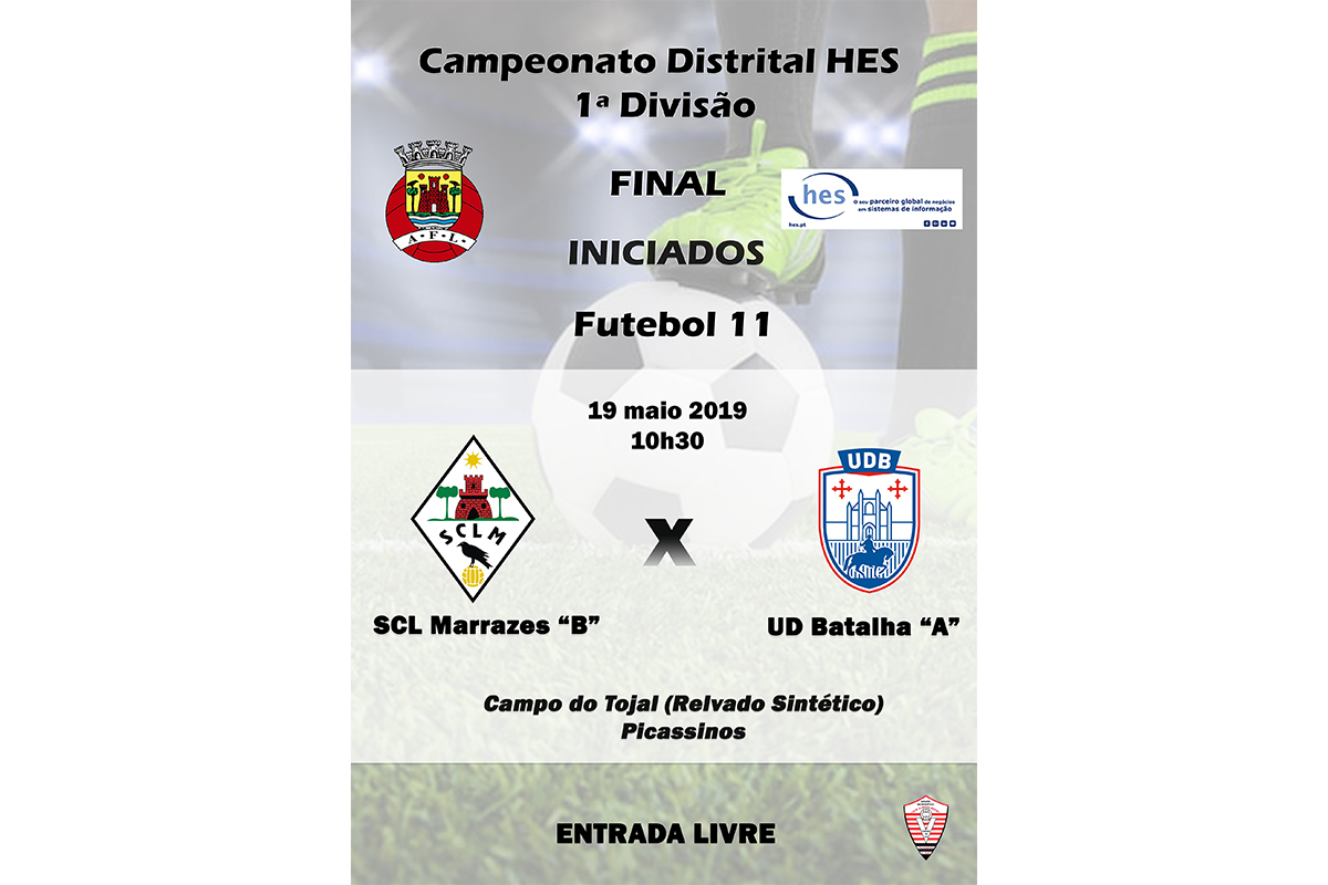 FINAL - Campeonato Distrital HES 1ª Divisão - Iniciados - Futebol 11
