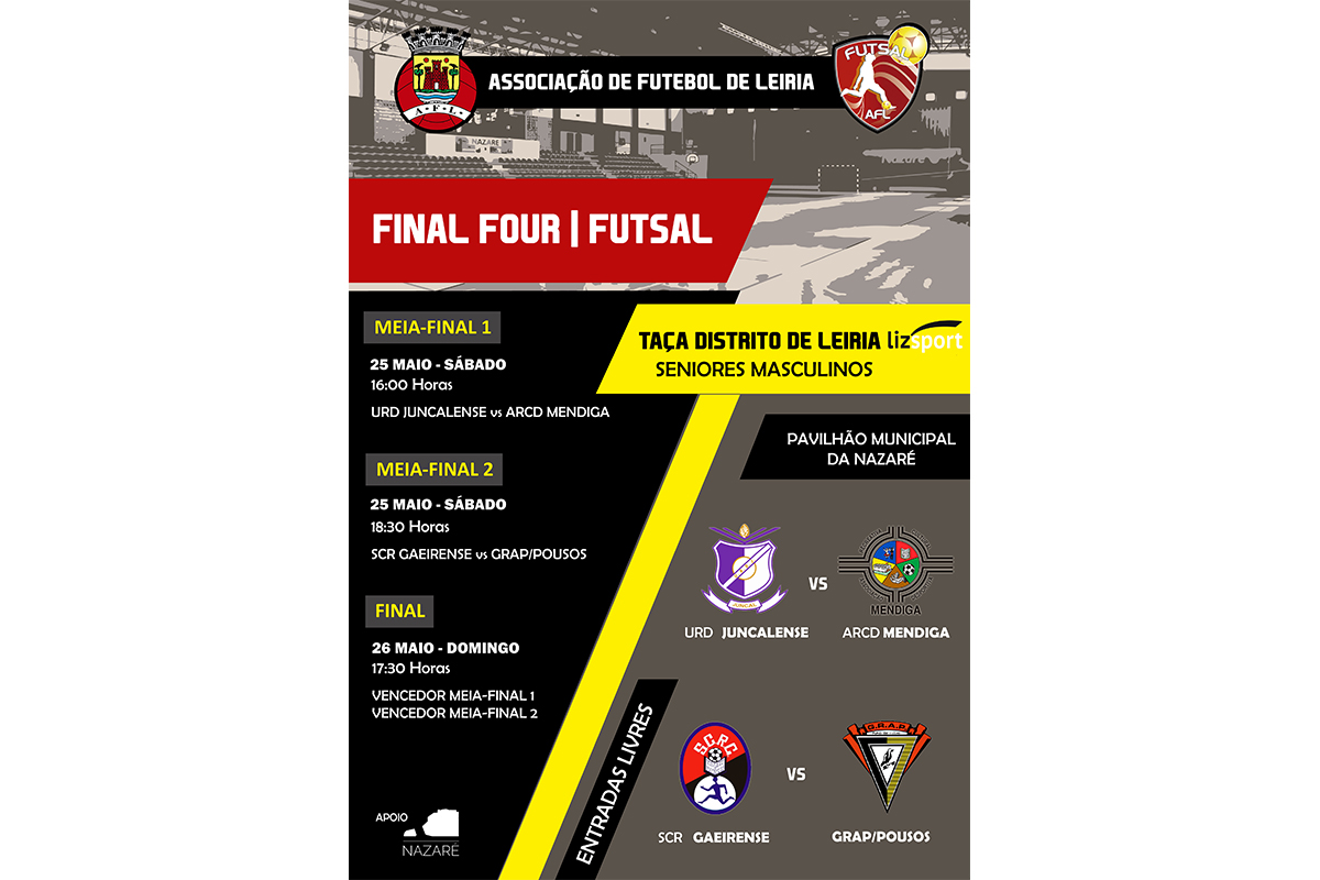Final-four - Taça Distrito Lizsport - Seniores Masculinos - Futsal