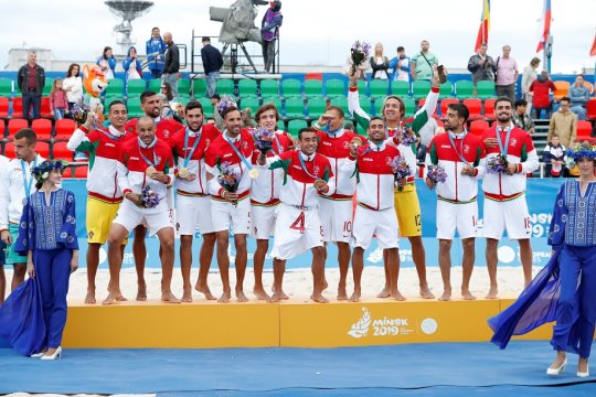 Portugal conquista medalha de ouro em futebol de praia