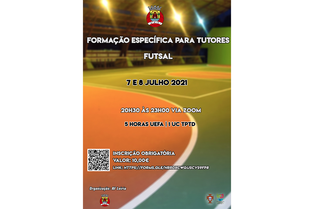 Formação Específica de Tutores - Cursos de Treinadores de Futsal