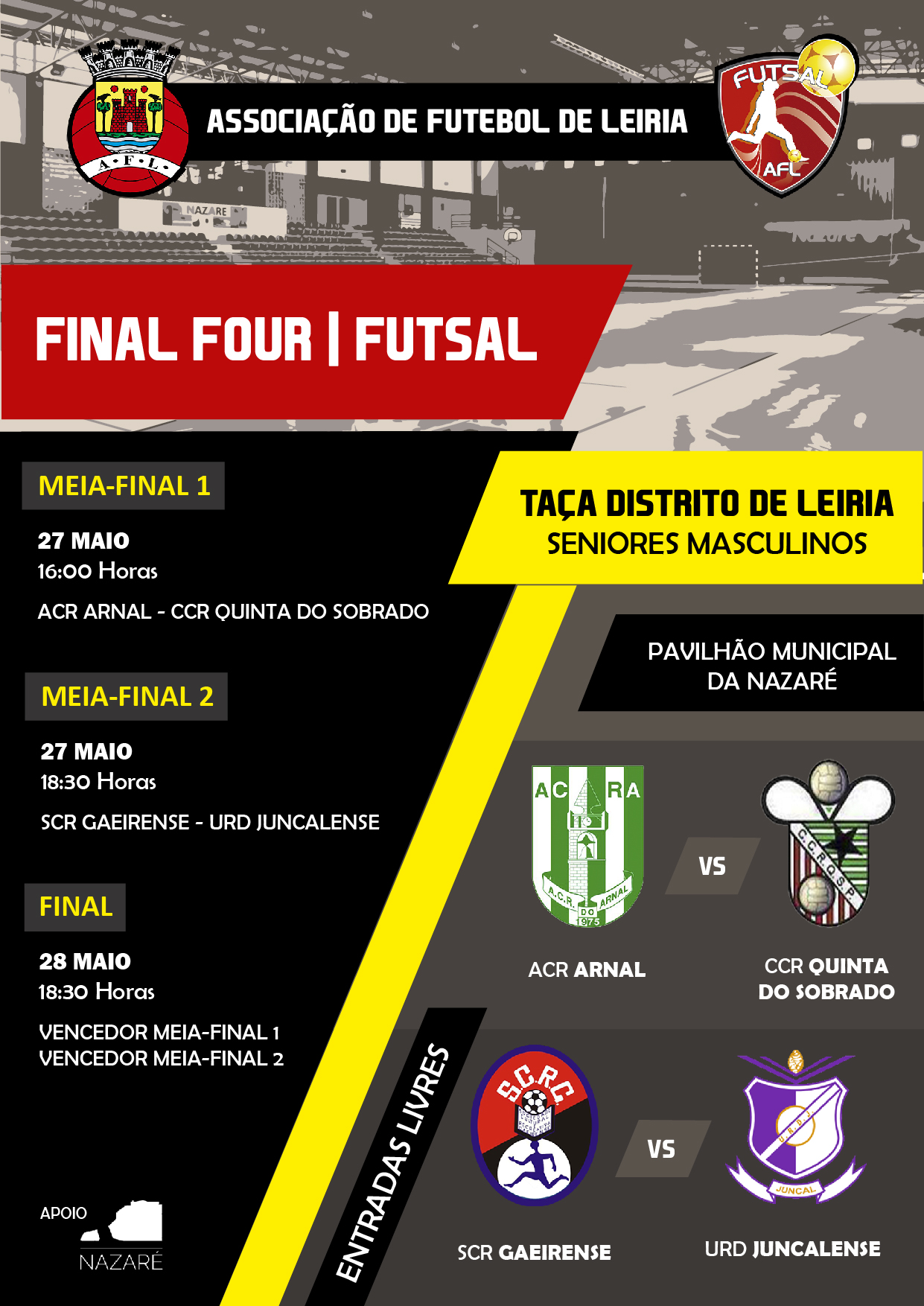 Final Four Futsal  - Taça Distrito Seniores Masculinos 