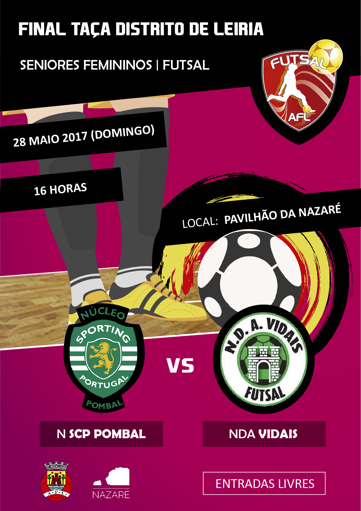 Final Taça Distrito de Leiria - Seniores Femininos Futsal