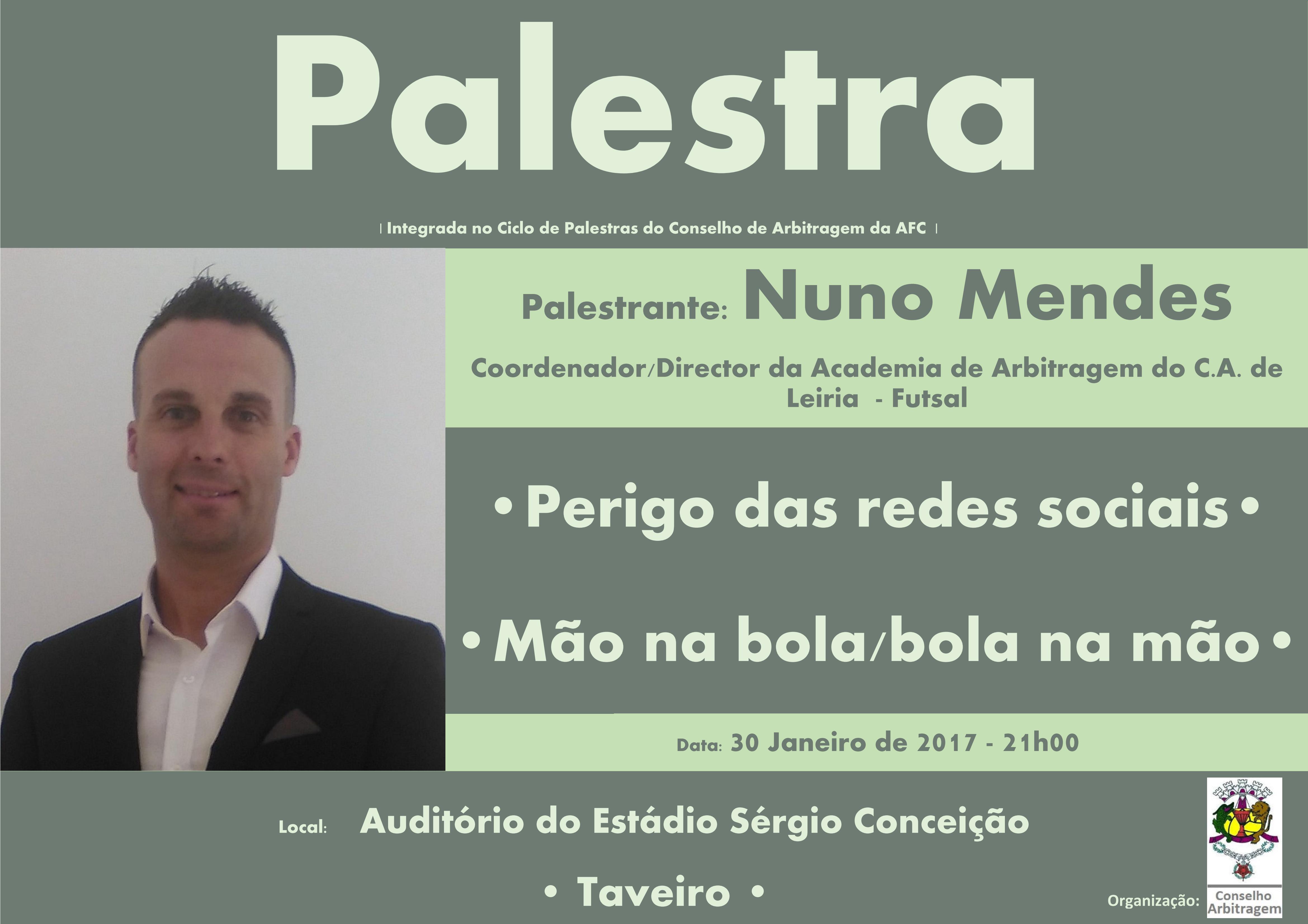 Nuno Mendes dá formação a árbitros de futsal  da AF Coimbra