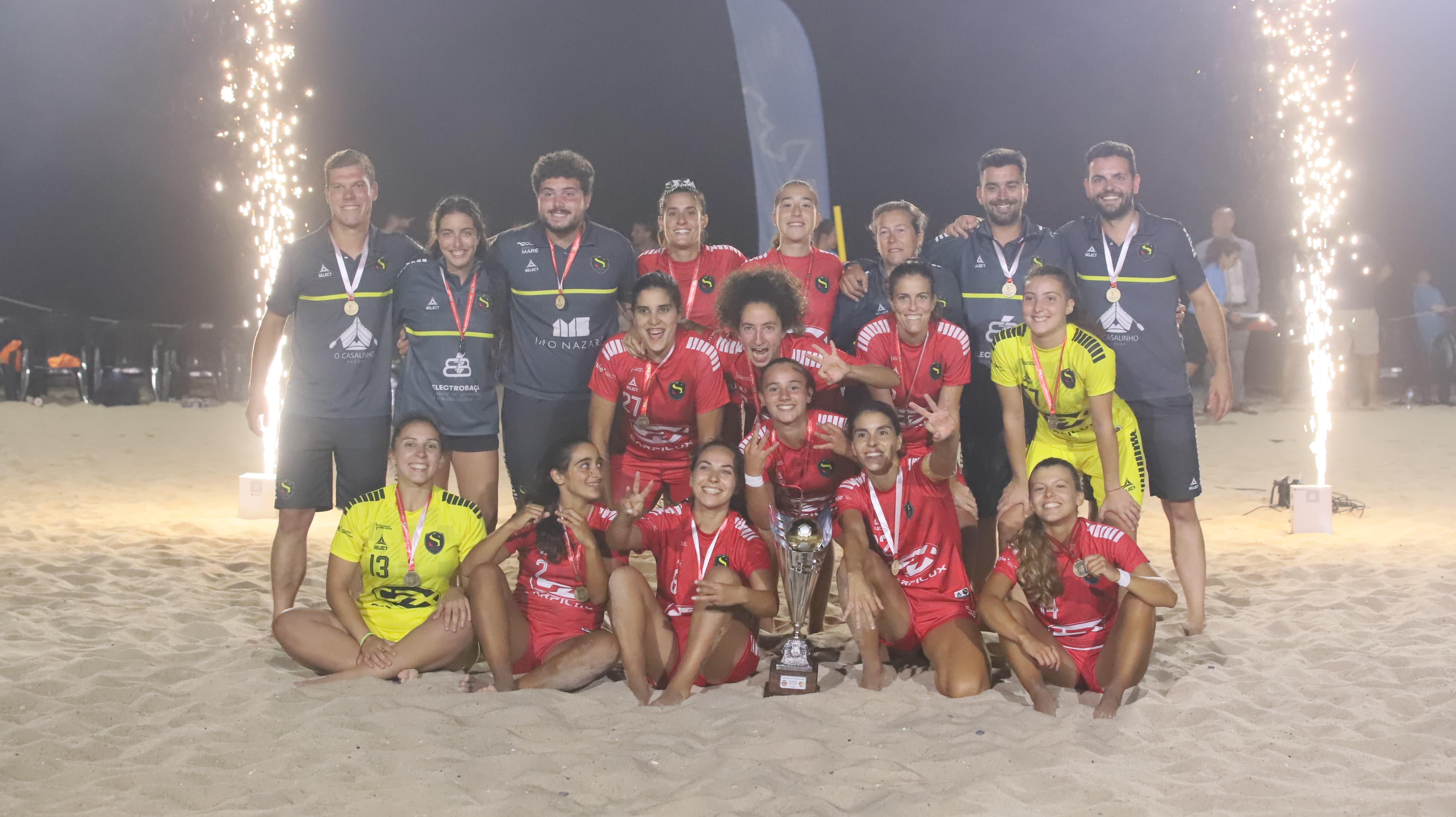 ACD "O Sótão" vence a Taça Distrital de Seniores Femininos de Futebol Praia