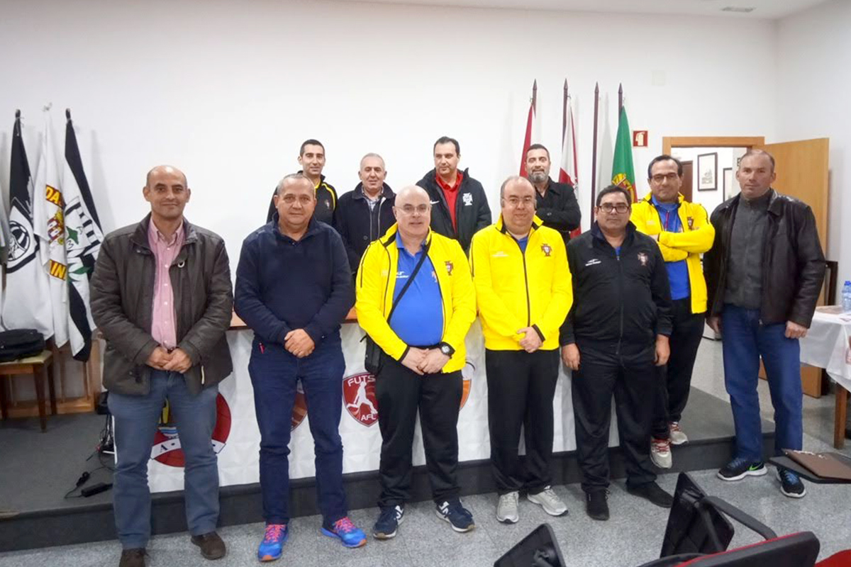 Observadores de Futsal da FPF estiveram em Formação na A.F. Leiria