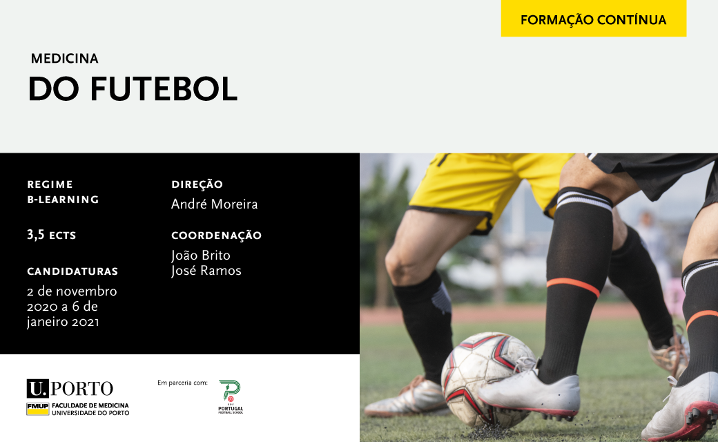 Divulgação - FMUP I Medicina do Futebol - Candidaturas abertas