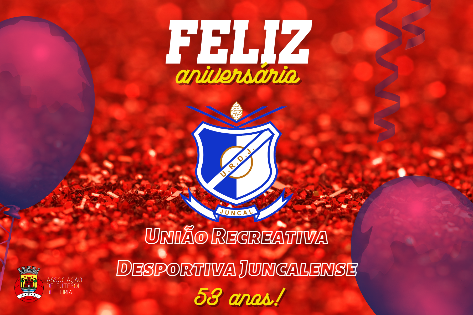 União Recreativa Desportiva Juncalense está de parabéns!