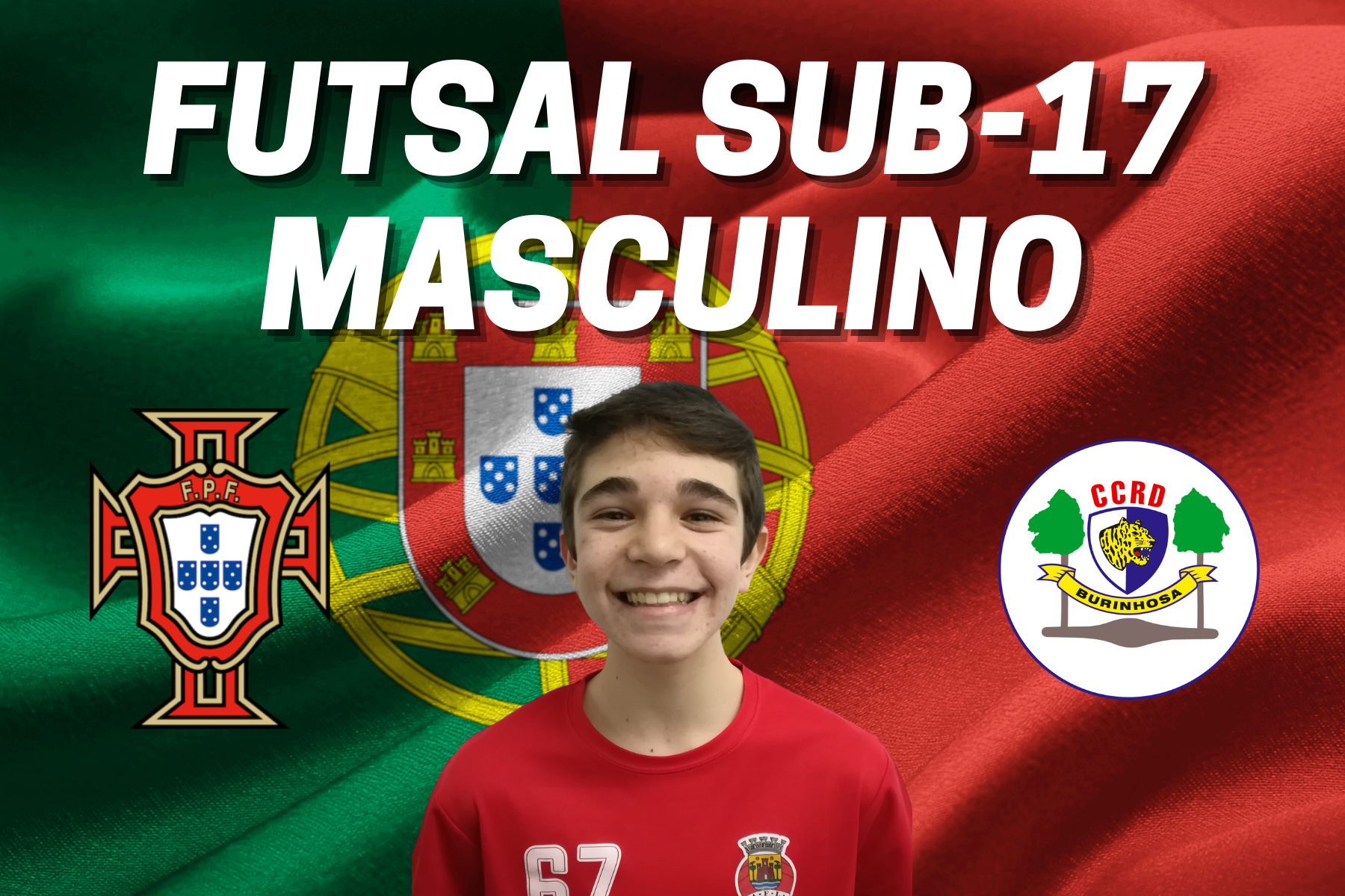 Tomás Silva convocado para Estágio da Seleção Nacional Sub-17 de Futsal