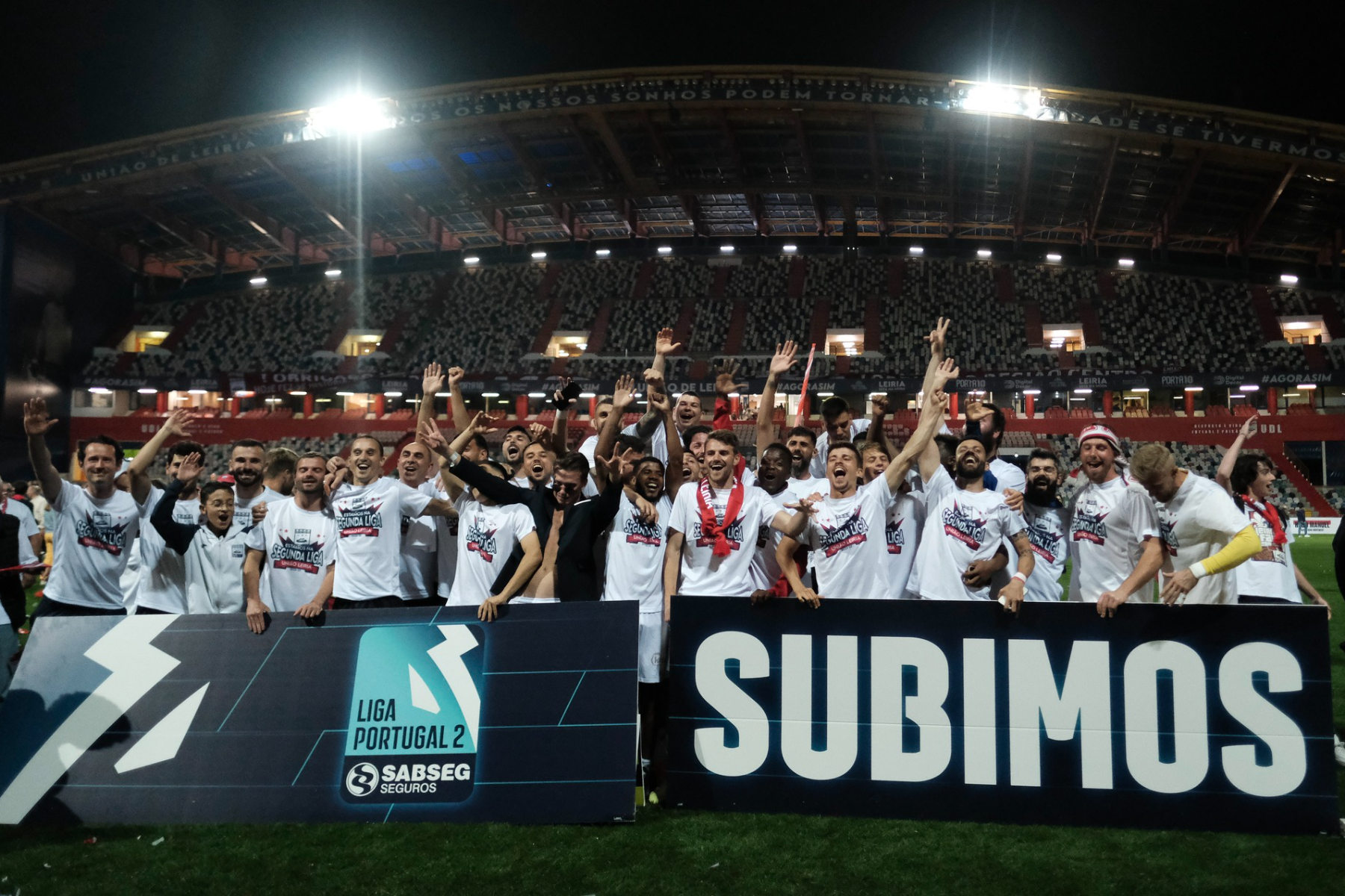 AF Leiria congratula a UD Leiria,SAD pela subida à Liga Portugal 2