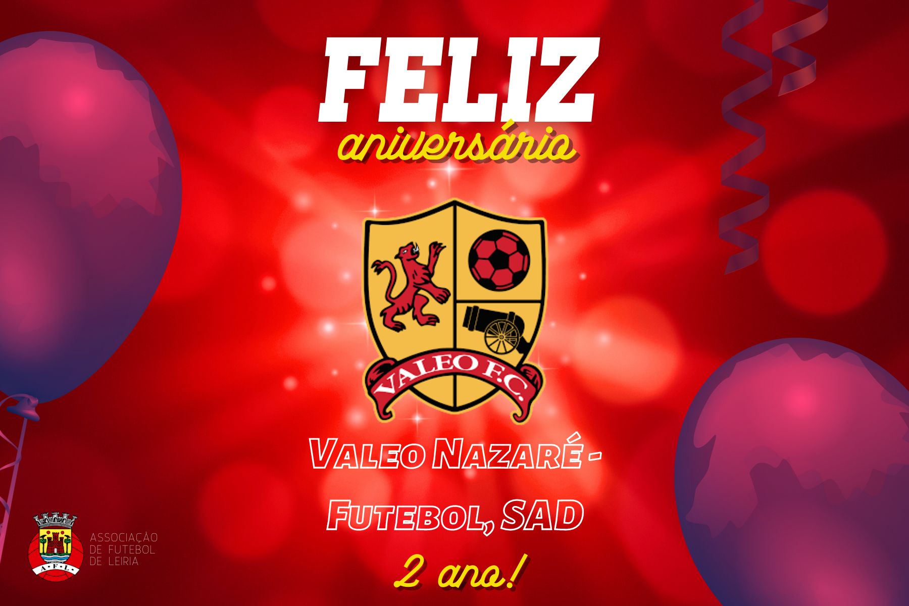 Valeo Nazaré-Futebol, Sad está de parabéns!