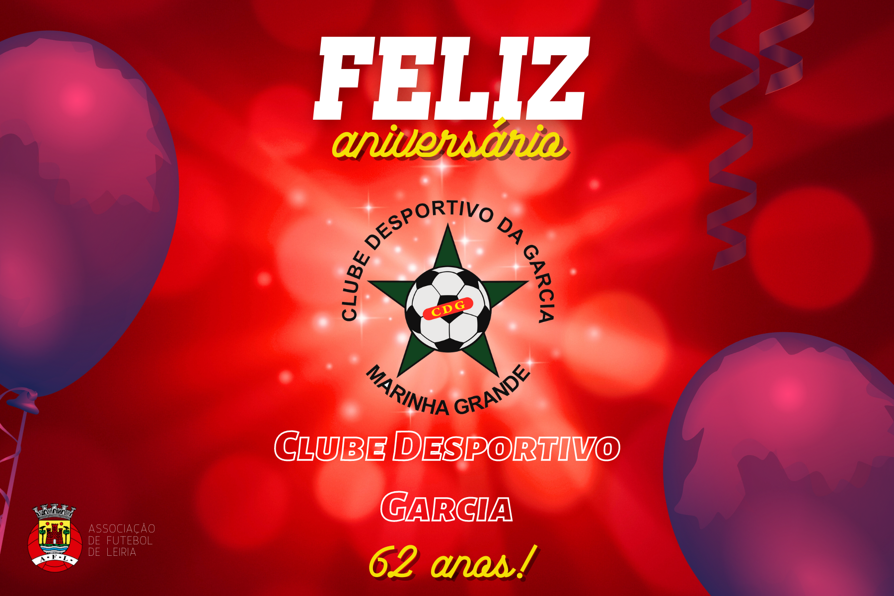 Clube Desportivo da Garcia está de parabéns!