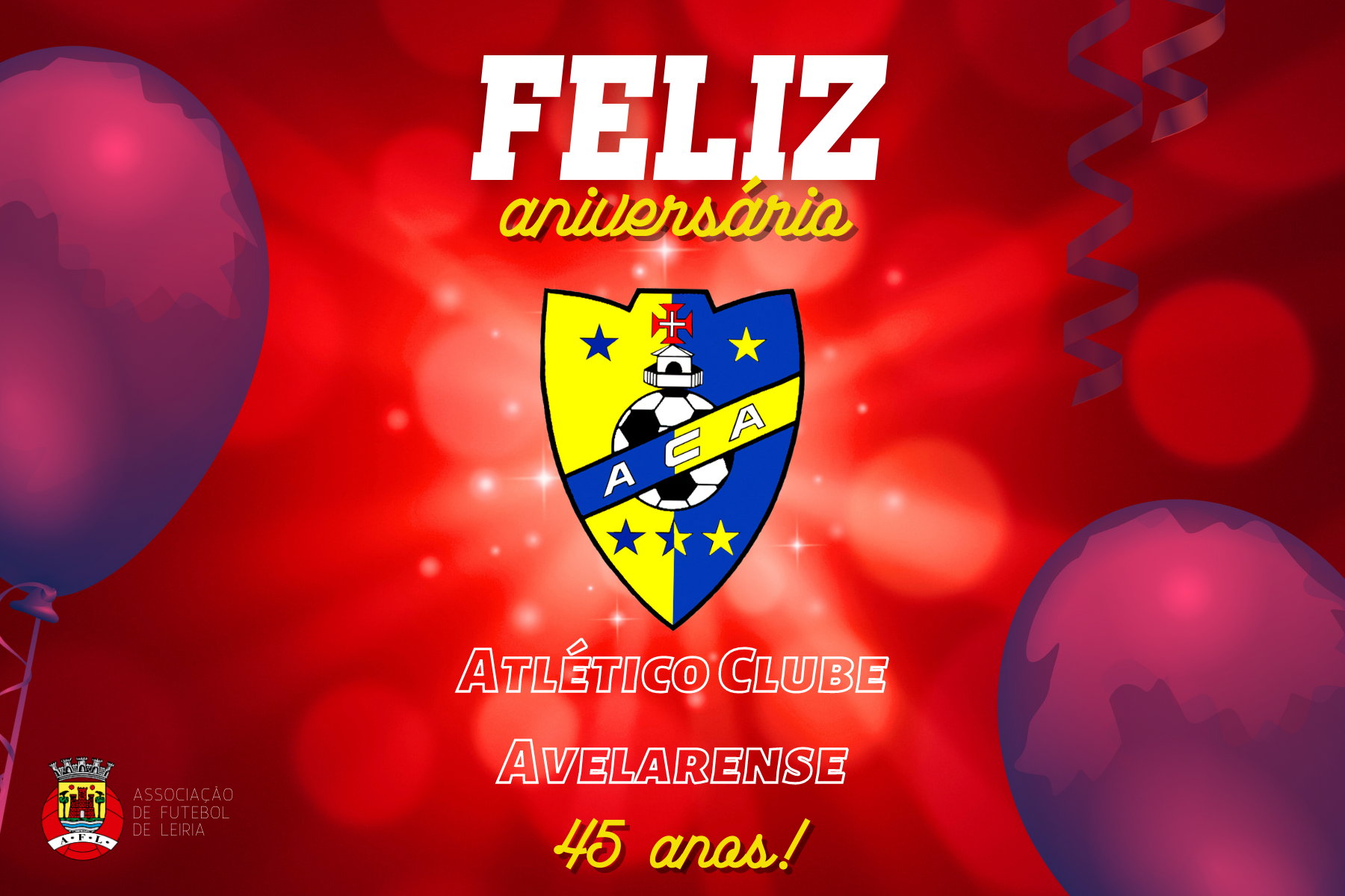 Atlético Clube Avelarense está de parabéns!