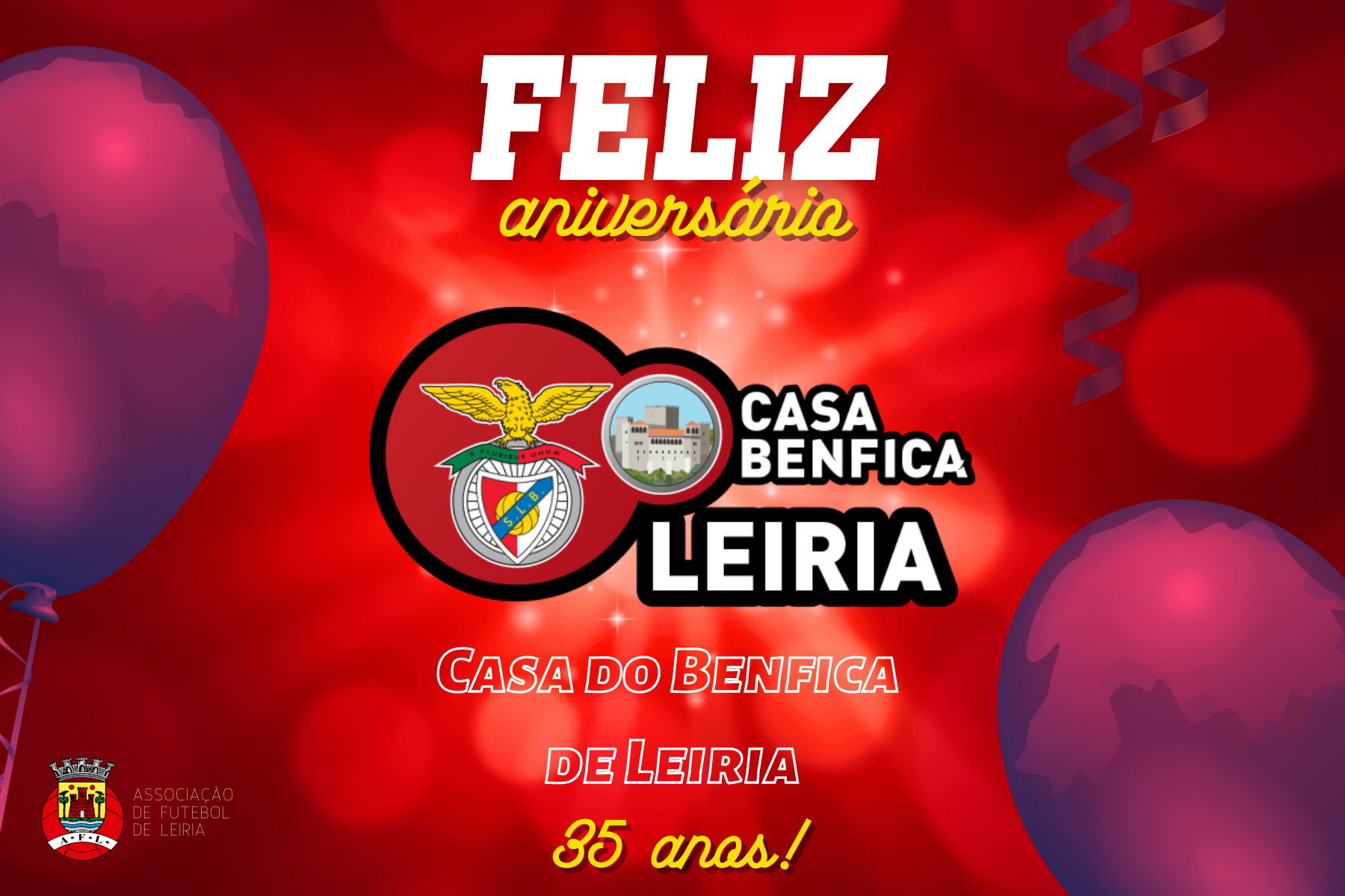 Casa do Benfica de Leiria está de parabéns