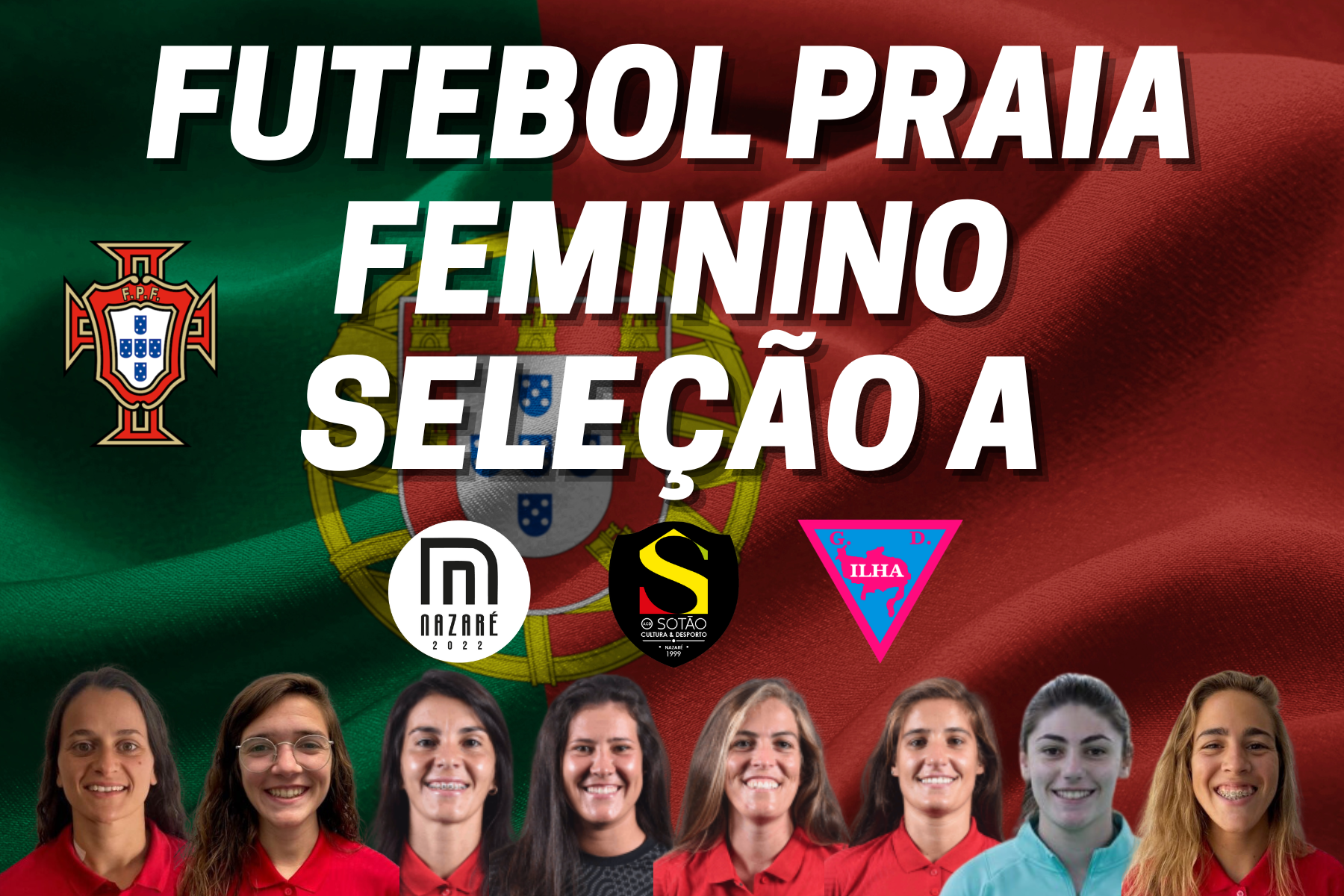 Jogadoras filiadas na A.F. Leiria convocadas para a Seleção Nacional de Futebol de Praia Feminino
