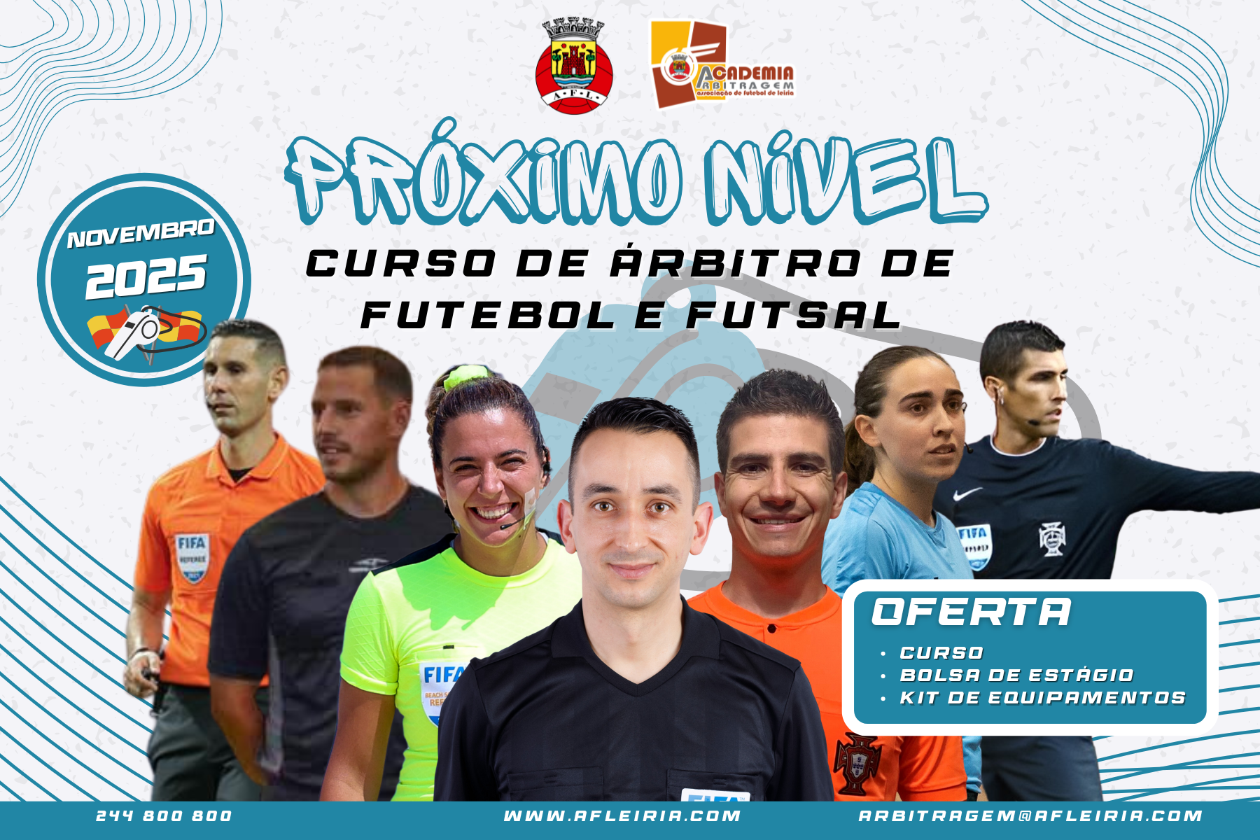 Inscreve-te no próximo Curso de Árbitros!
