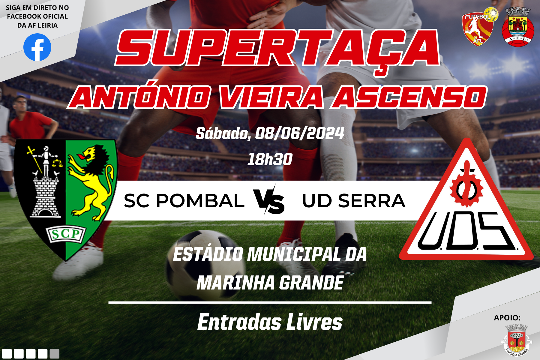 Supertaça António Vieira Ascenso joga-se este fim de semana