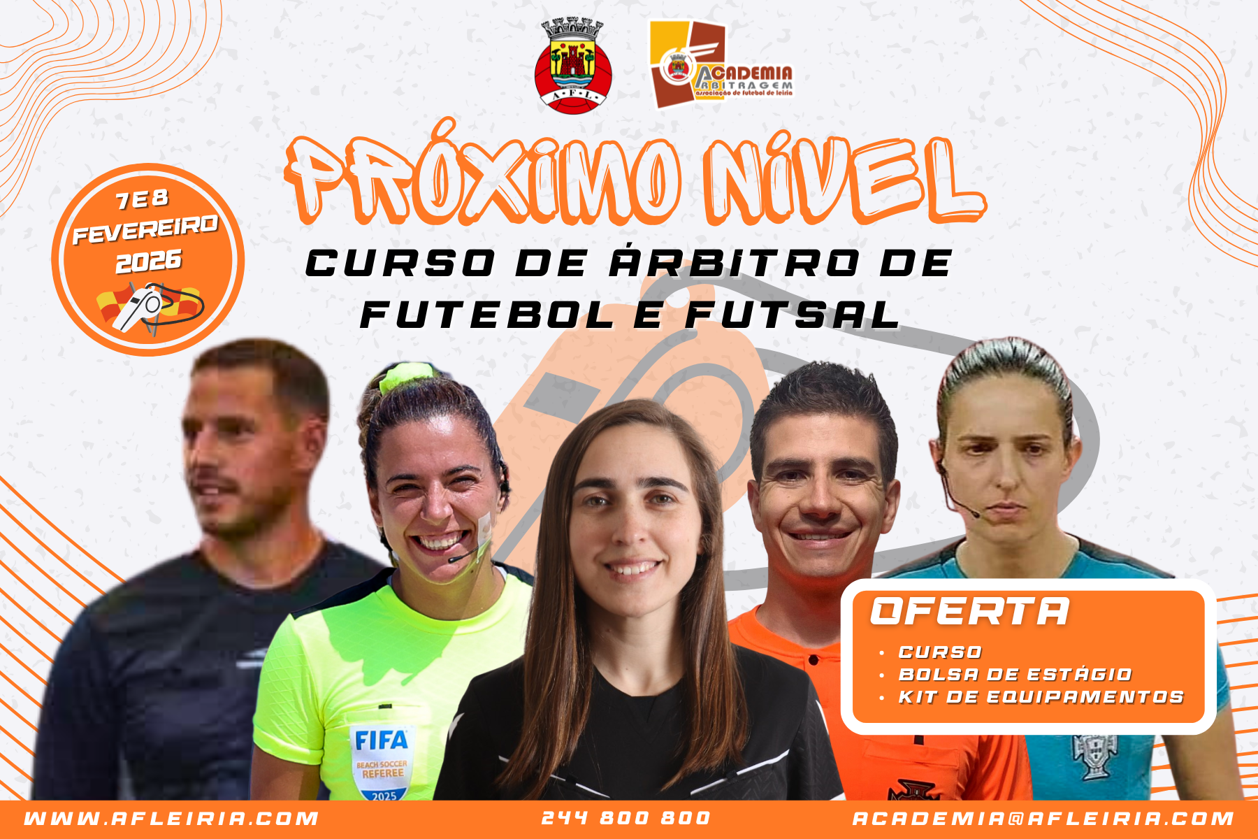 Inscreve-te no próximo Curso de Árbitros de Futsal!