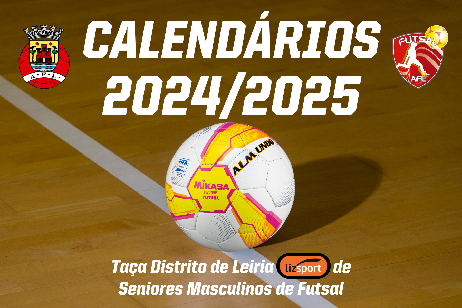 Calendário da Taça do Distrito de Leiria Lizsport conhecido