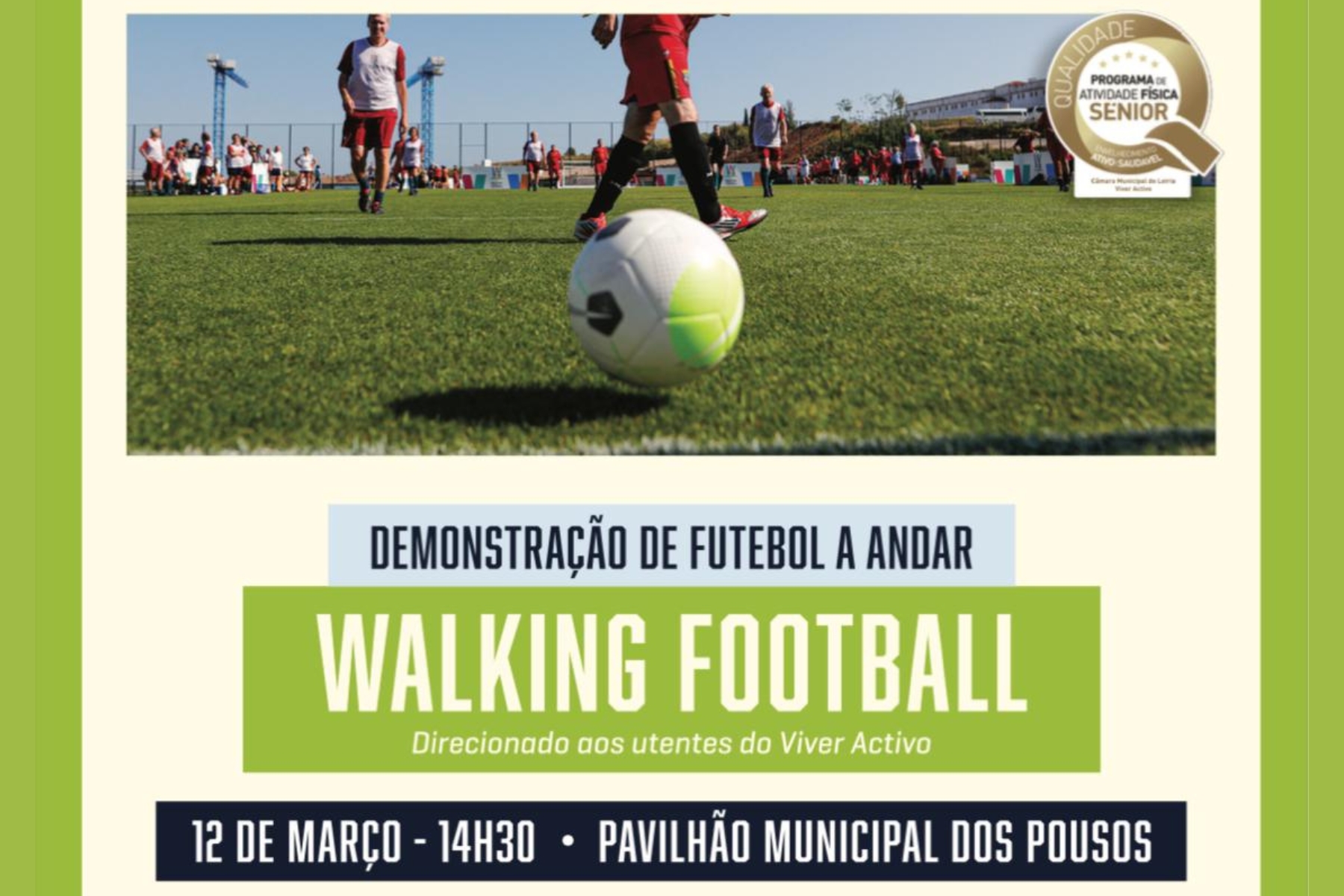 AF Leiria divulga Walking Football em Leiria