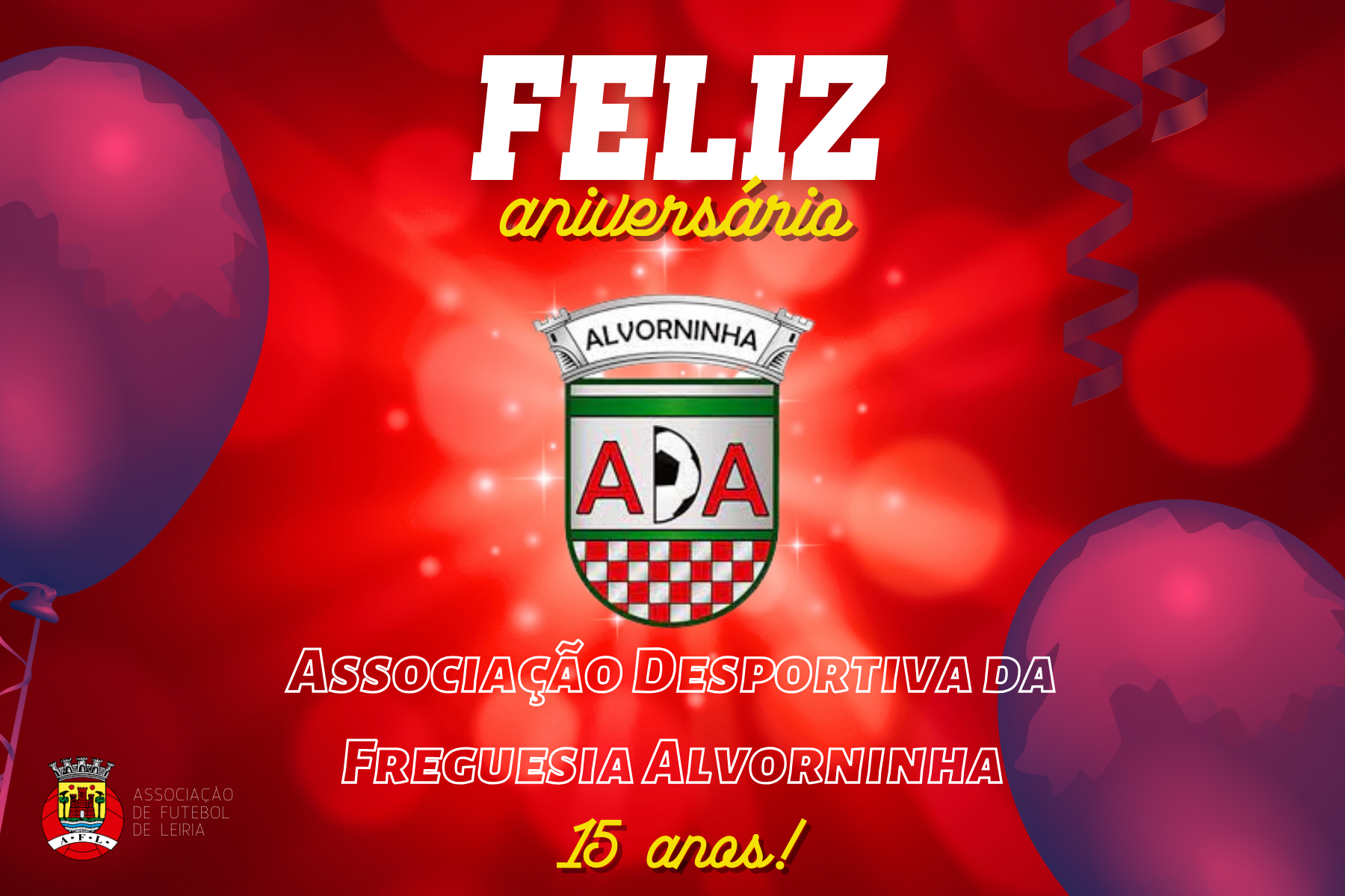 Associação Desportiva da Freguesia de Alvorninha está de parabéns!