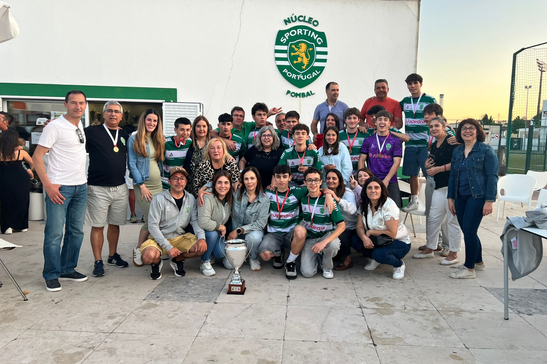 AF Leiria presente em entrega da Taça do Campeonato Distrital 1ª Divisão ao Núcleo SCP Pombal