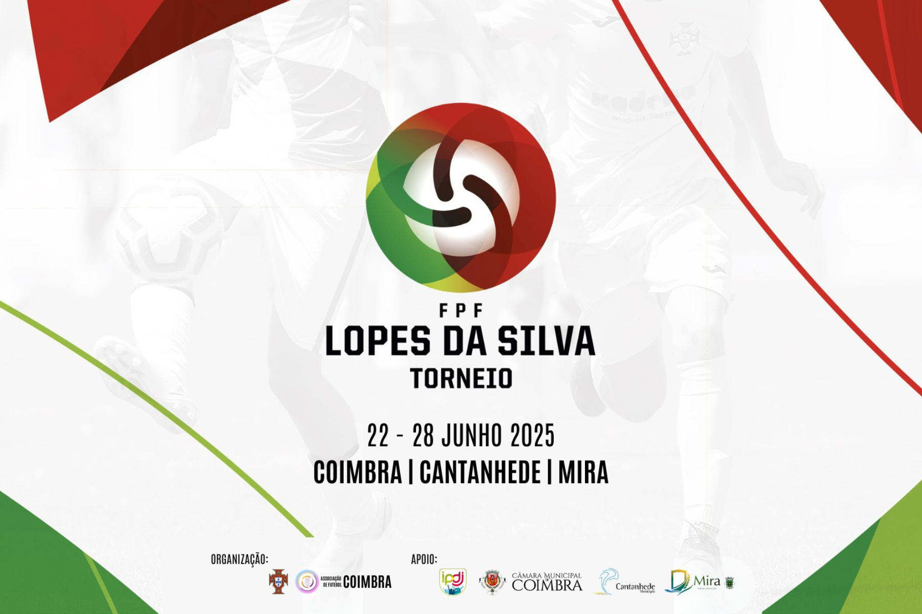 Convocatória Final  - Seleção Distrital Sub/14 Masculina - Torneio Lopes da Silva - 22 a 28 junho 2025 - Cantanhede | Coimbra | Mira 