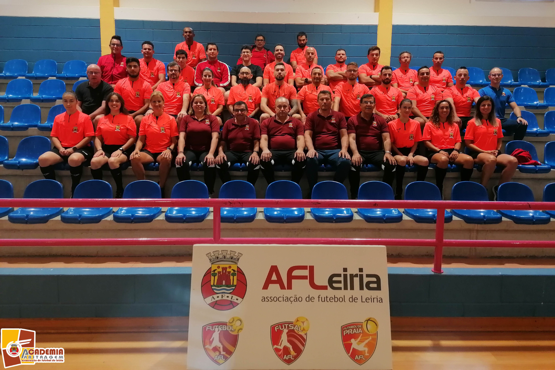 Árbitros e Observadores de Futsal reunidos em Formação e Avaliação