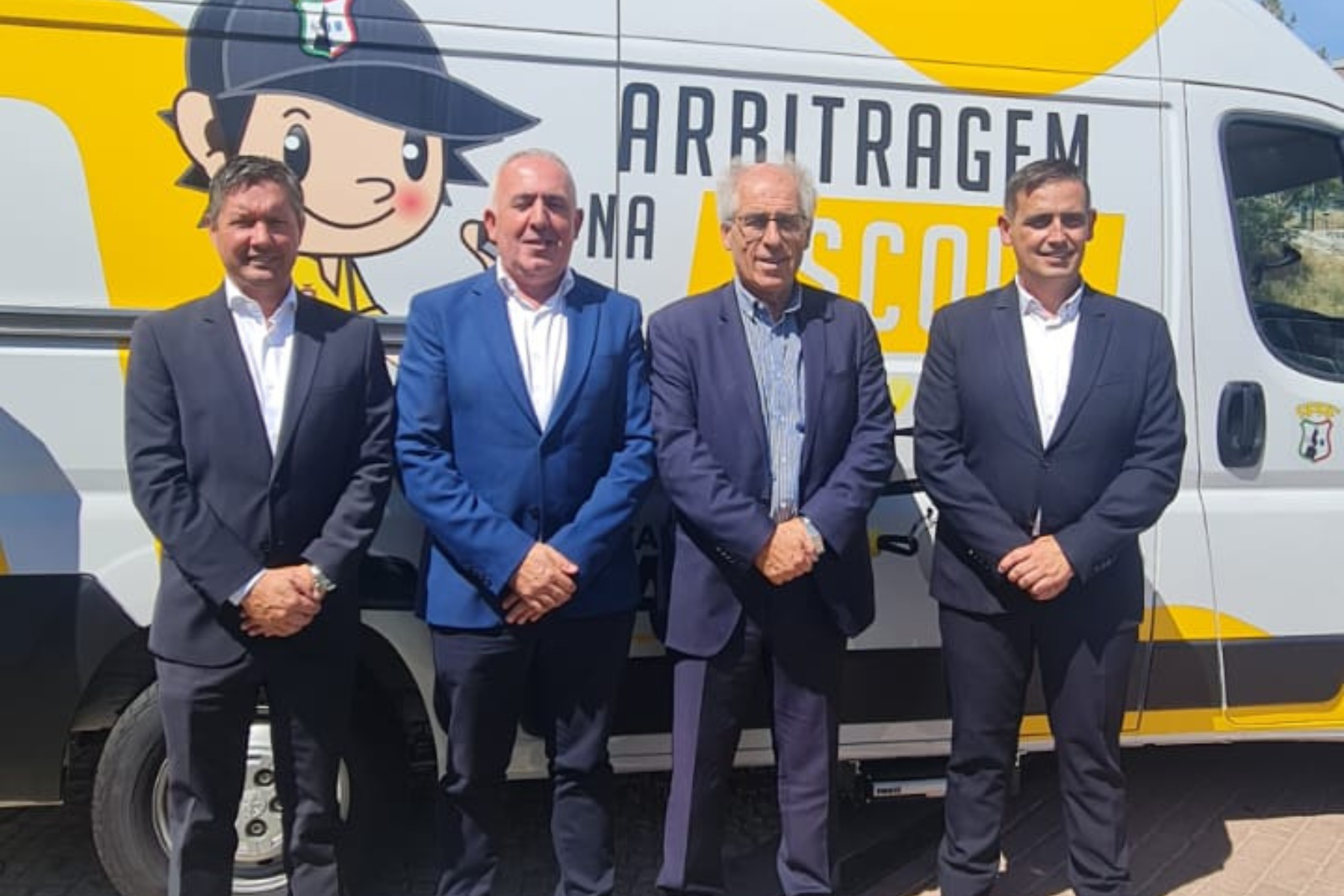 AF Leiria presente na Cerimónia de Inauguração da Carrinha da APAF – Arbitragem na Escola