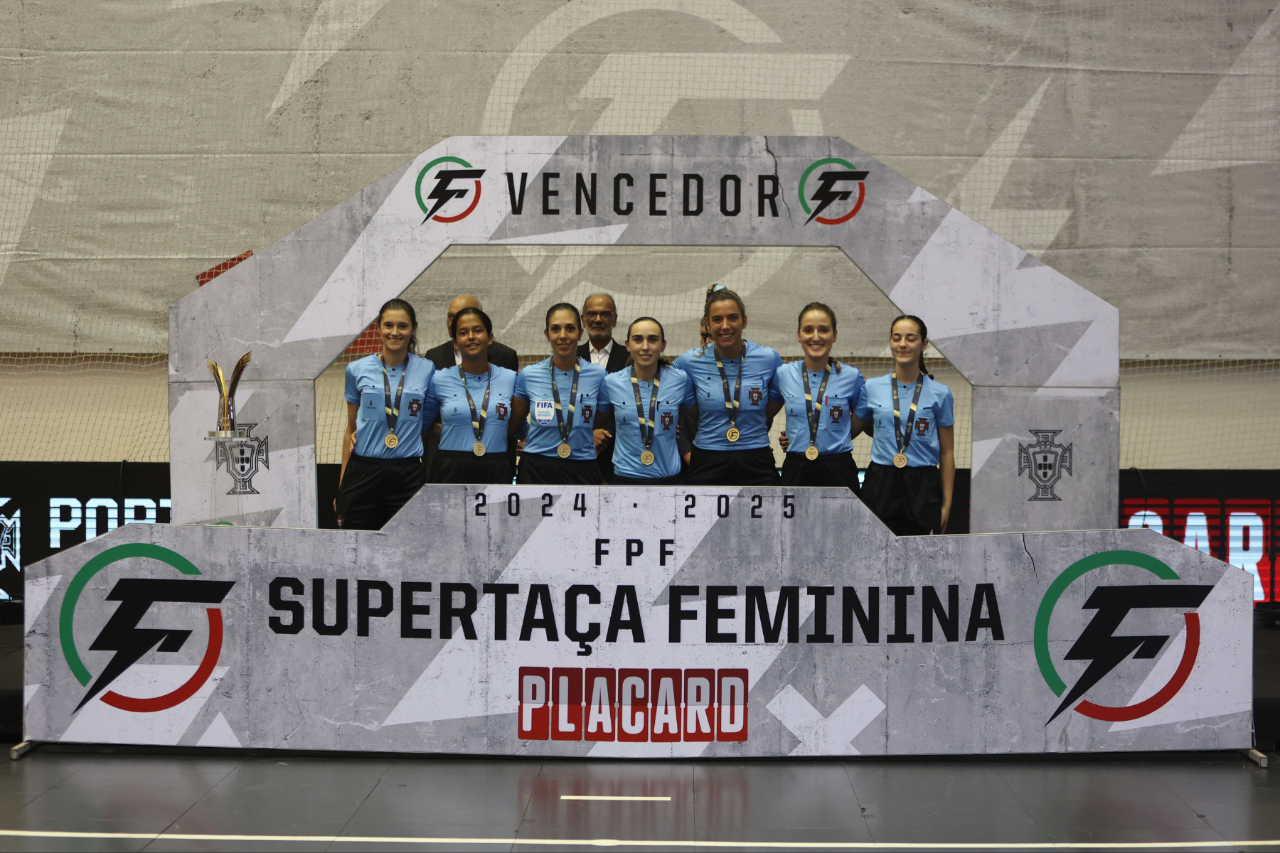 Árbitras de Leiria na Supertaça Feminina Placard