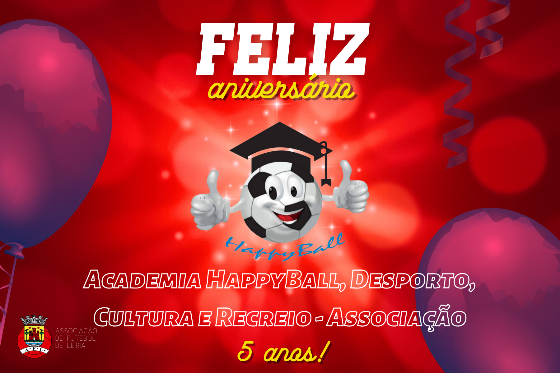 Academia HappyBall, Desporto, Cultura e Recreio - Associação está de parabéns!