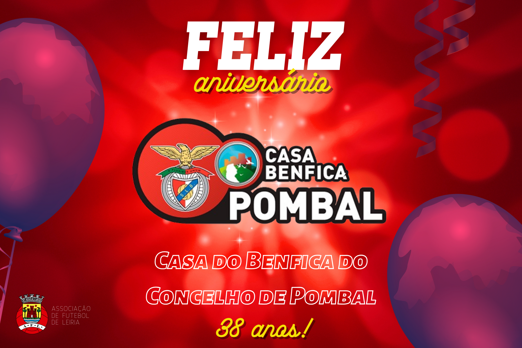 Casa do Benfica do Conselho de Pombal está de parabéns!