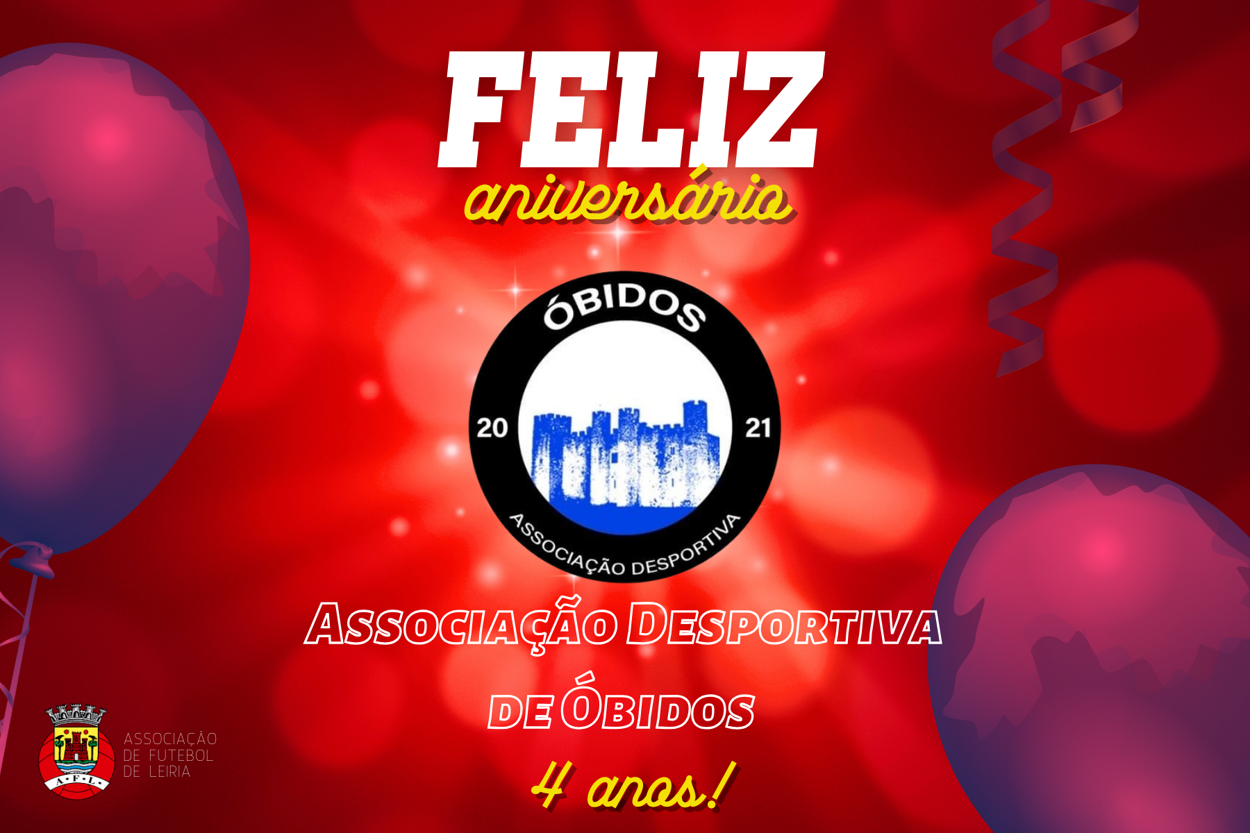 Associação Desportiva de Óbidos está de parabéns!