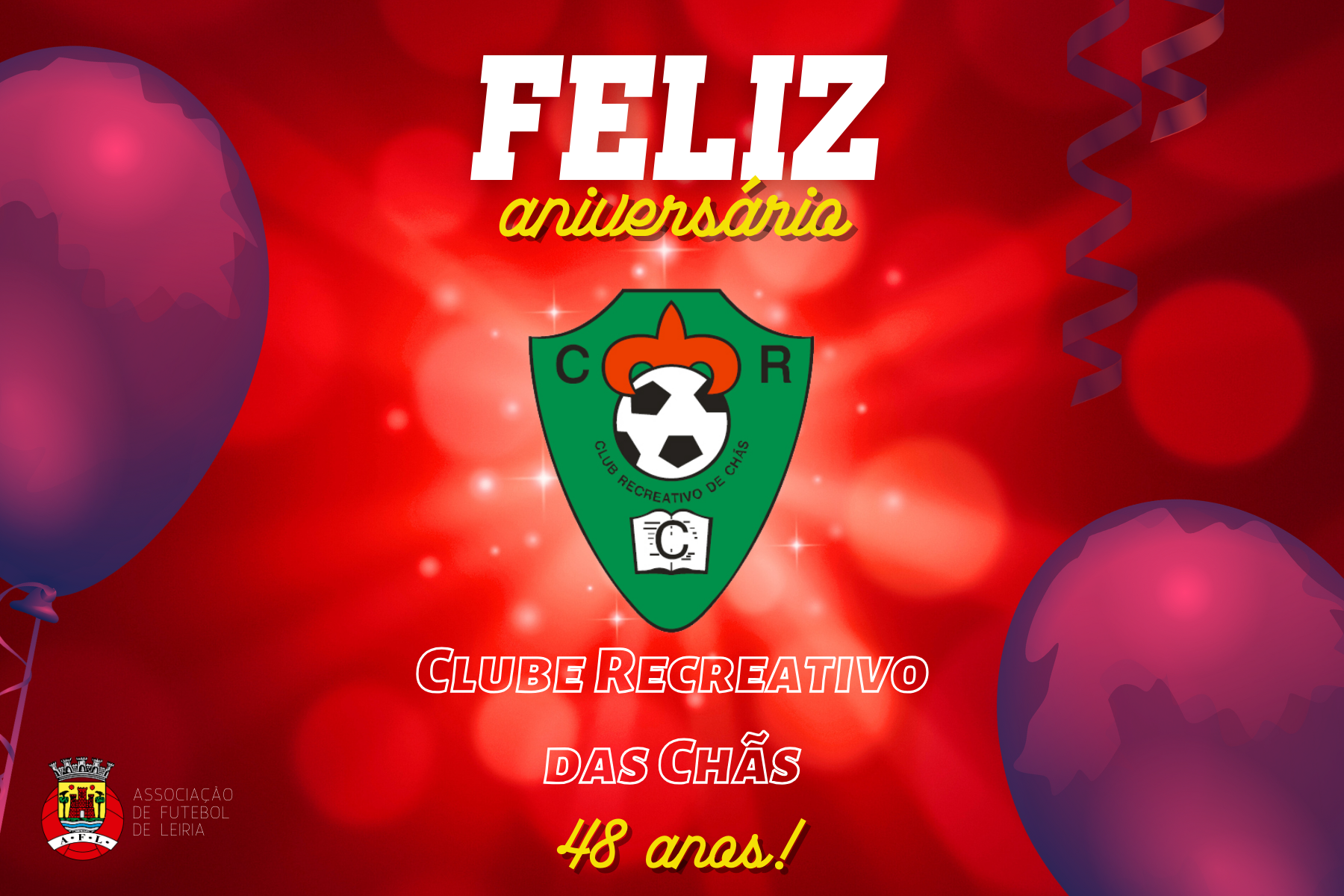 Clube Recreativo das Chãs está de parabéns!