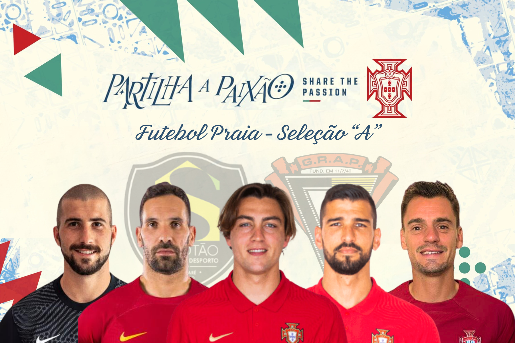 Vasco Gonçalves, Bernardo Lopes, Diogo Dias, Jordan Santos e Rui Coimbra convocados para Qualificação do Campeonato do Mundo