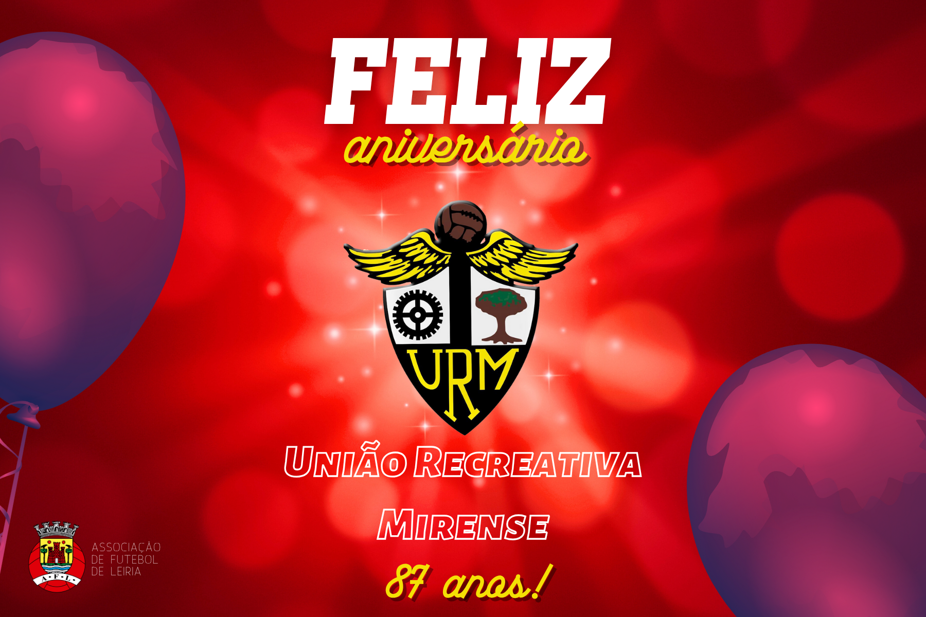 União Recreativa Mirense está de parabéns!