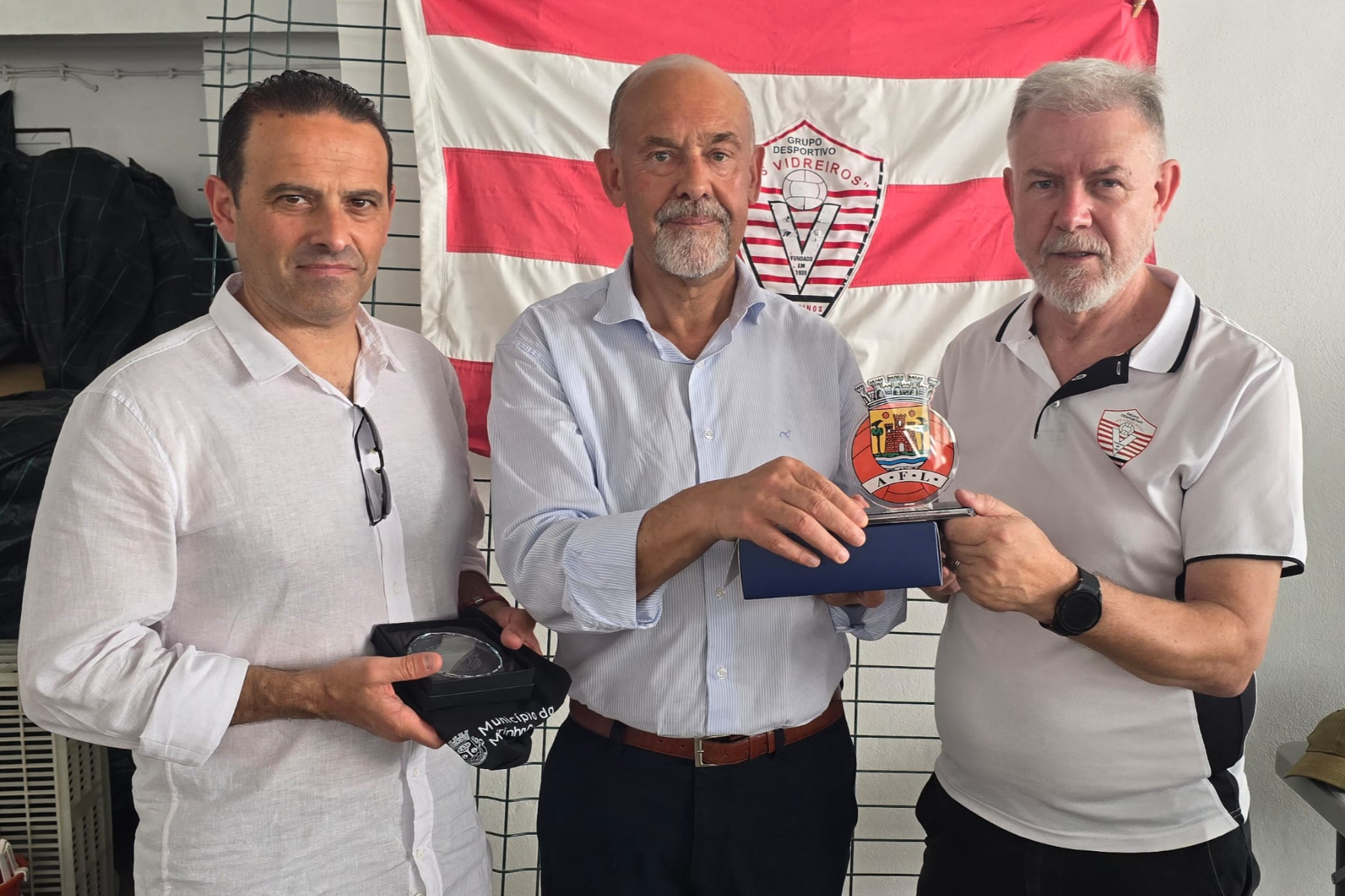 AF Leiria presente na Cerimónia do 86º aniversário do GD "Os Vidreiros"