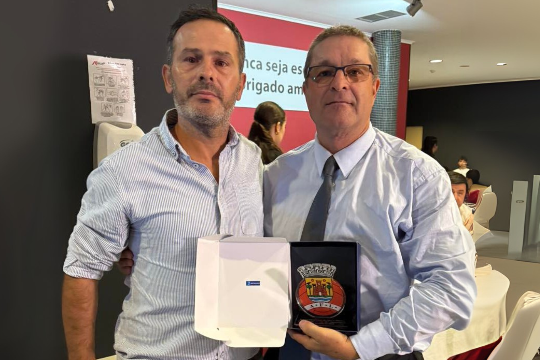 AF Leiria presente no Jantar de Gala do 90º. Aniversário do Sport Castanheira de Pera e Benfica