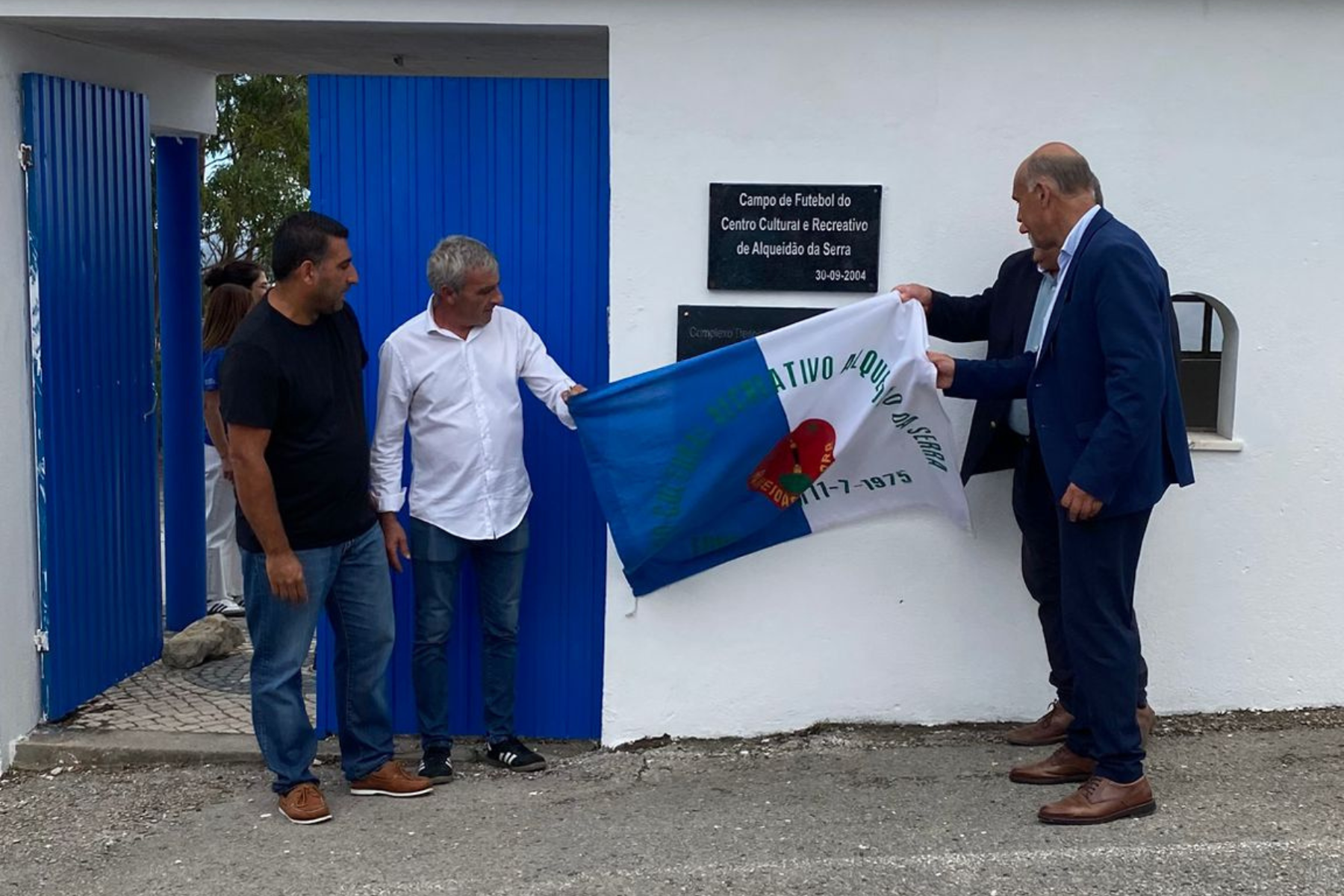 AF Leiria presente na Inauguração do Relvado Sintético do CCR Alqueidão da Serra