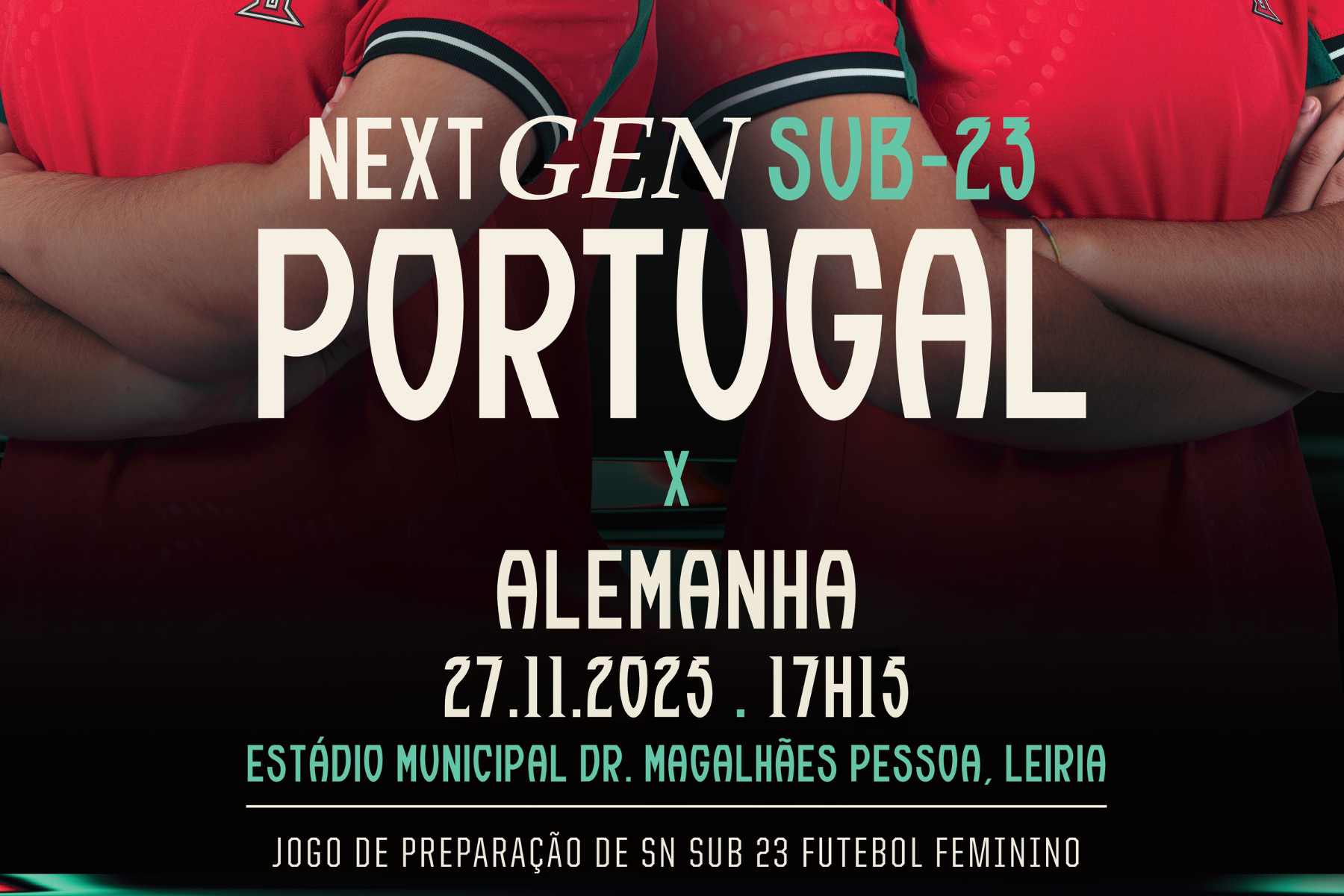 Portugal joga em Leiria dia 27 de novembro!