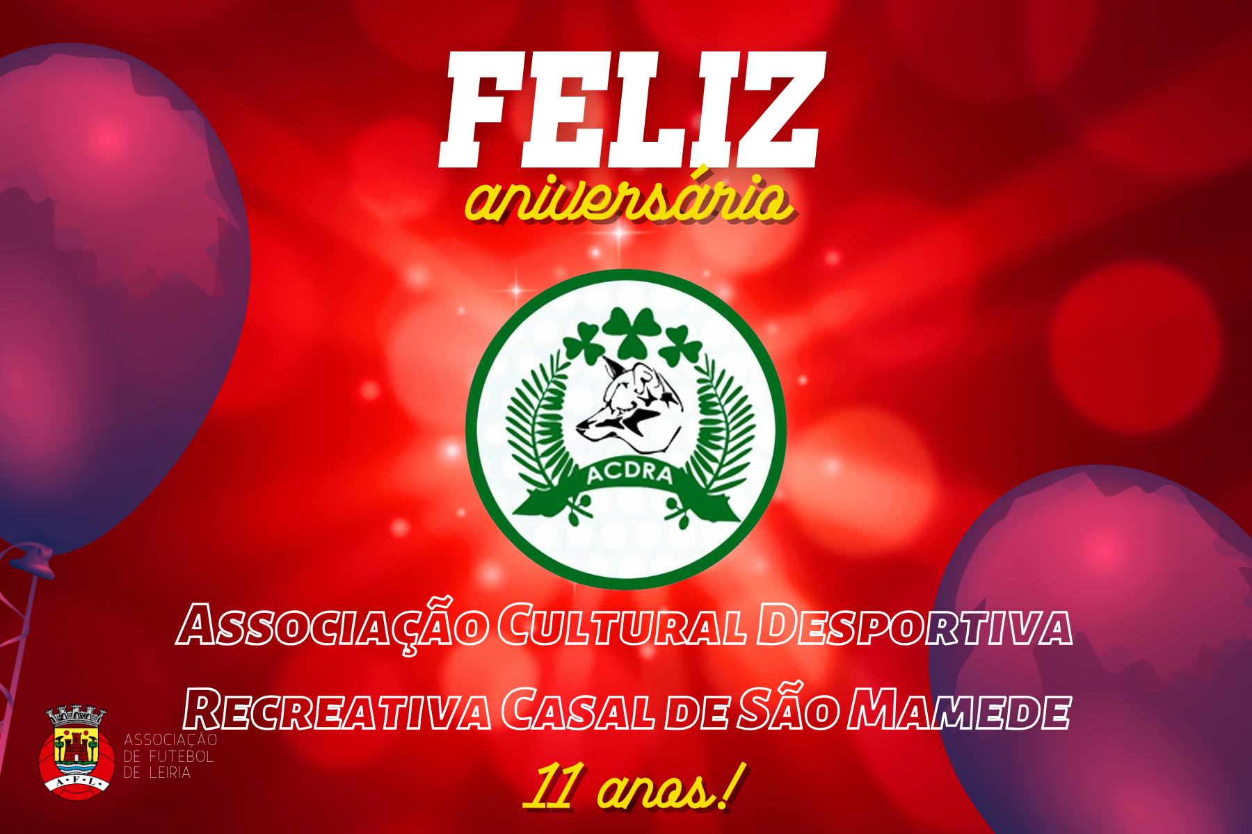 Associação Cult. Desportiva Recreativa Casal São Mamede está de parabéns!