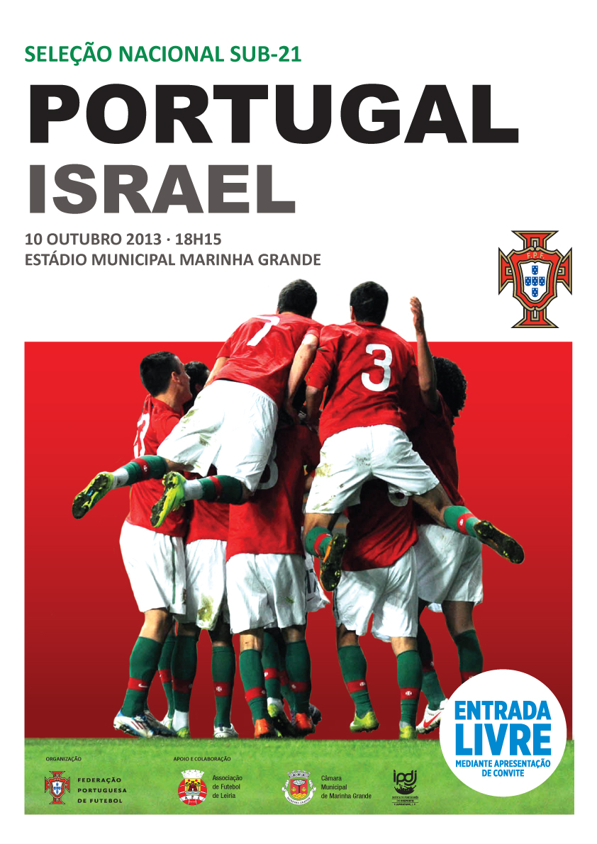 Portugal x Israel joga-se na Marinha Grande